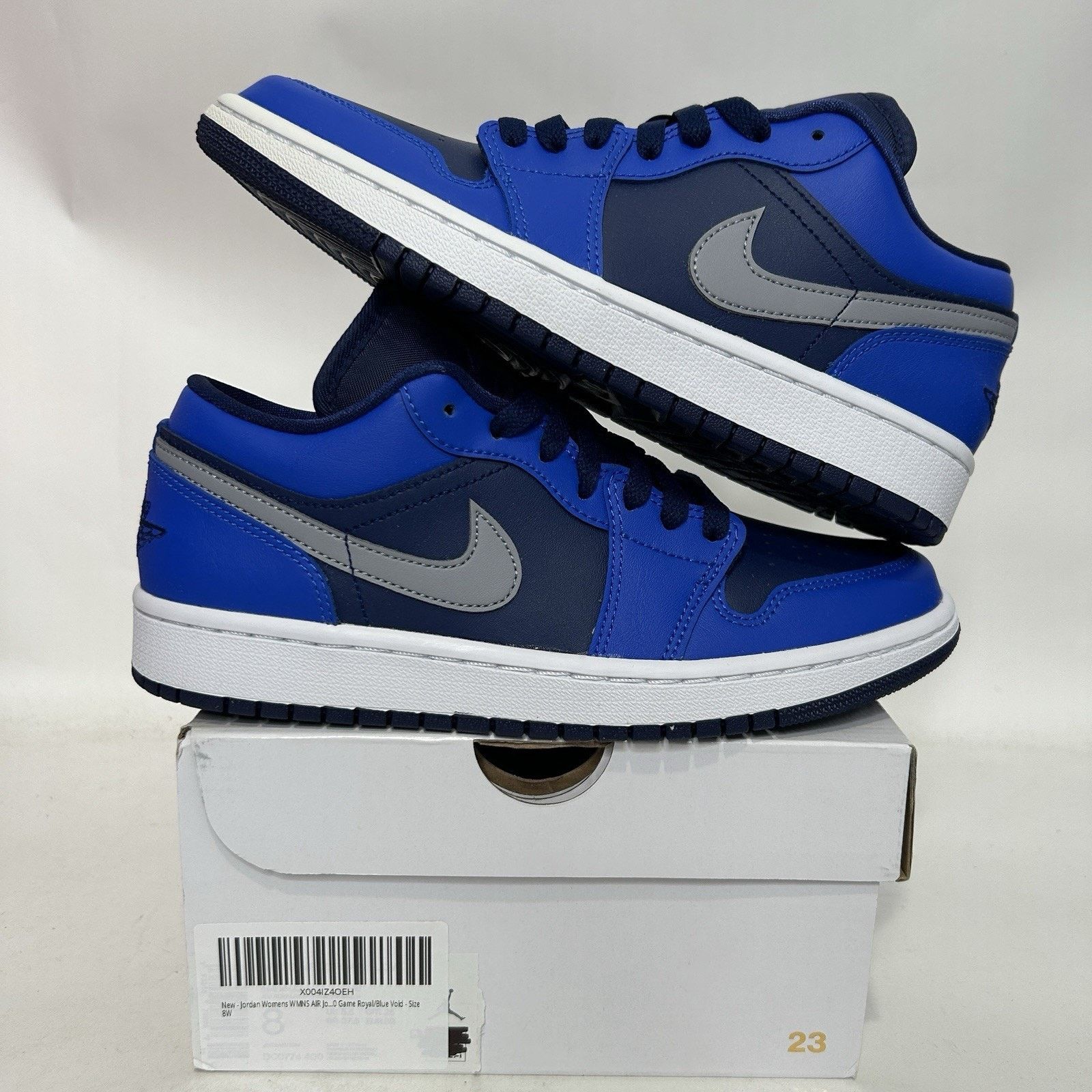 Jordan Brand Nike Air Jordan 1 Low Retro WMNS “Game Royal Blue Void” Size US 8 / IT 38 - 1 Thumbnail