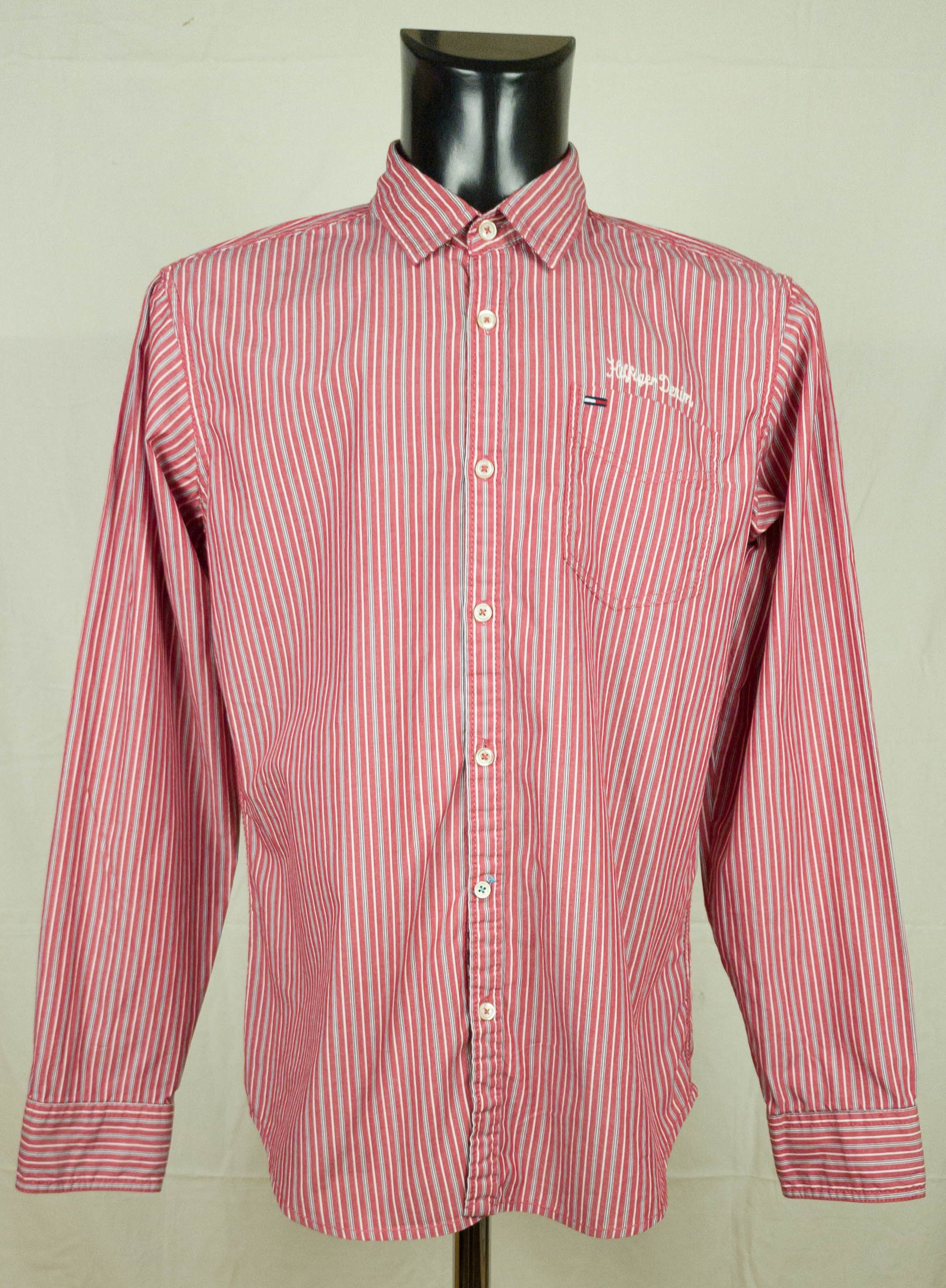 Tommy Hilfiger HILFIGER DENIM SHIRT LONG SLEEVE COTTON SIZE L VGC Size US L / EU 52-54 / 3 - 1 Thumbnail