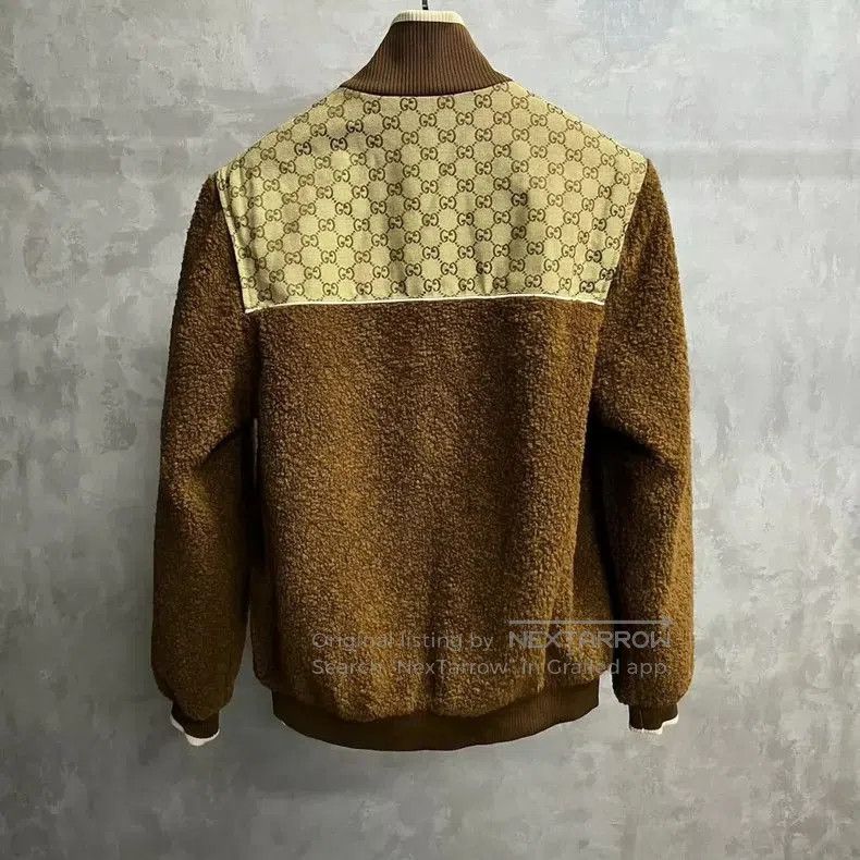 Gucci Gucci Brown Paneled Zip Jacket. Size US S / EU 44-46 / 1 - 2 Thumbnail