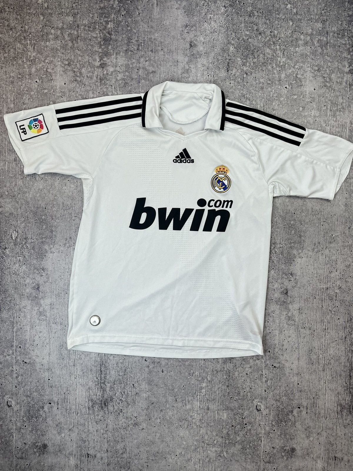 Adidas × Real Madrid × Vintage ADIDAS REAL MADRID BWIN 2007/2008 JERSEY ...