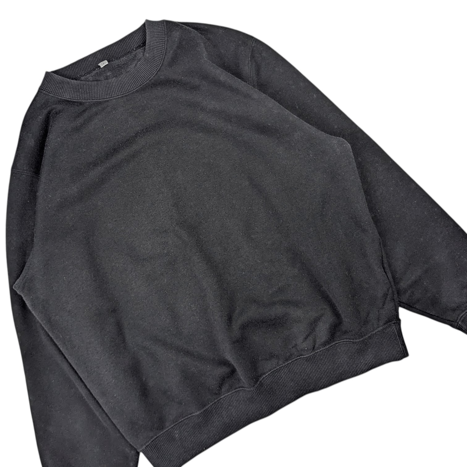 Uniqlo Vintage 90's UNIQLO Black Plain Sweatshirts Jumper Size US M / EU 48-50 / 2 - 3 Thumbnail