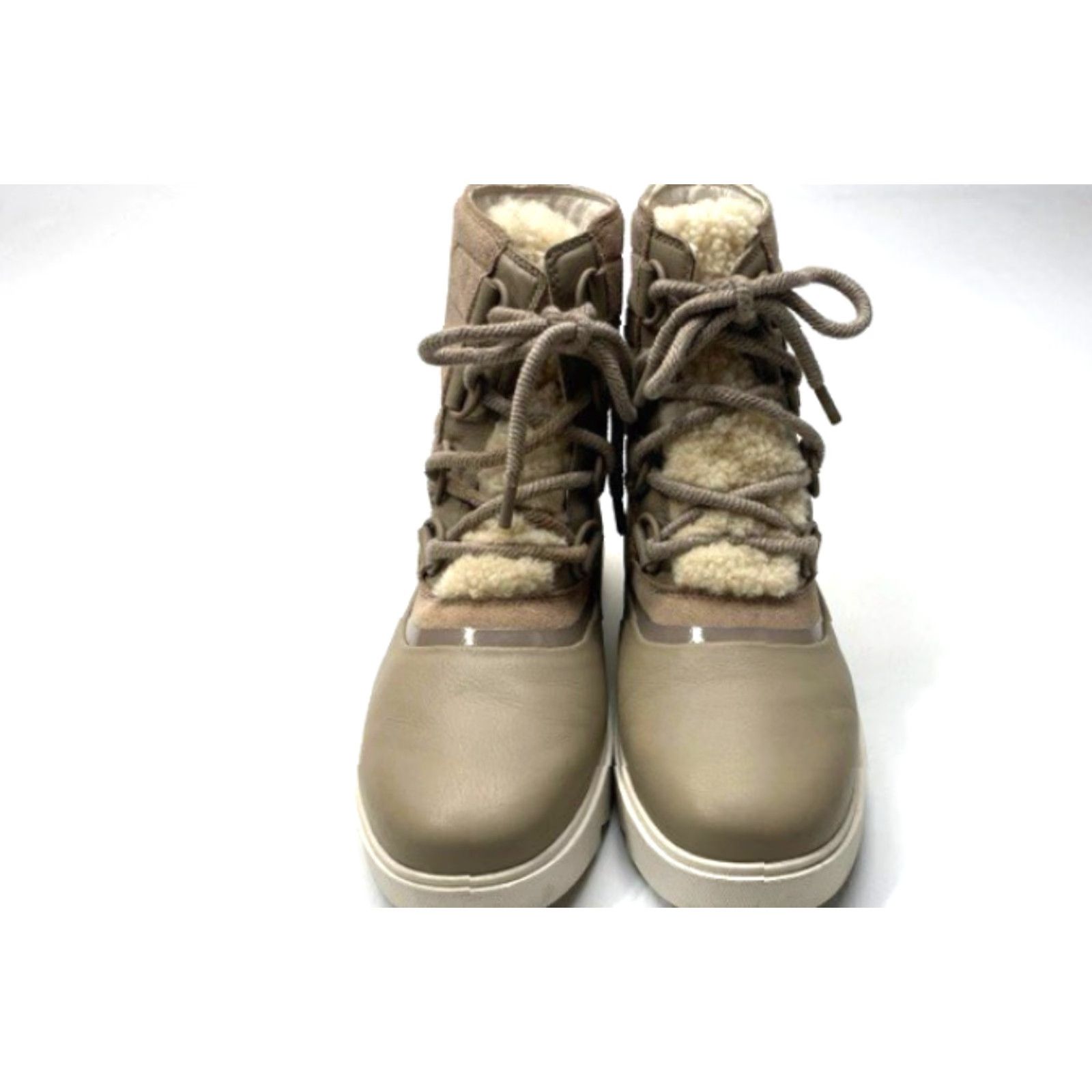 SOREL SOREL Joan Of Arctic Next Lite Waterproof Leather Shearling Omega Taupe Boots 11 Women Snow Boot Waterproof Leather Shearling Omega Taupe 90s Size US 11 / IT 41 - 3 Thumbnail