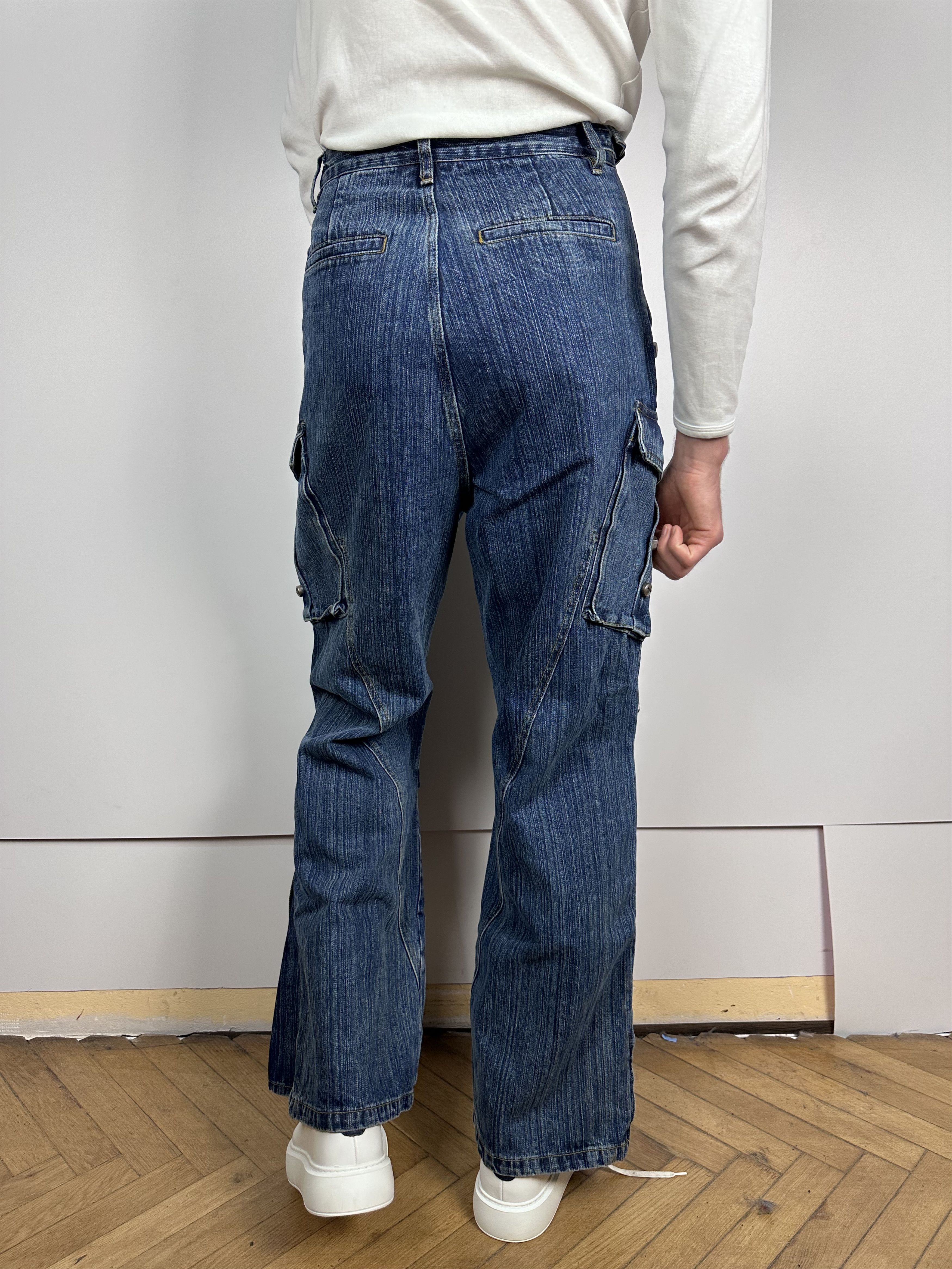 Vintage Masonprince Multi-pocket Avangard Y2K Cargo Denim Japan S Size US 32 / EU 48 - 9 Thumbnail