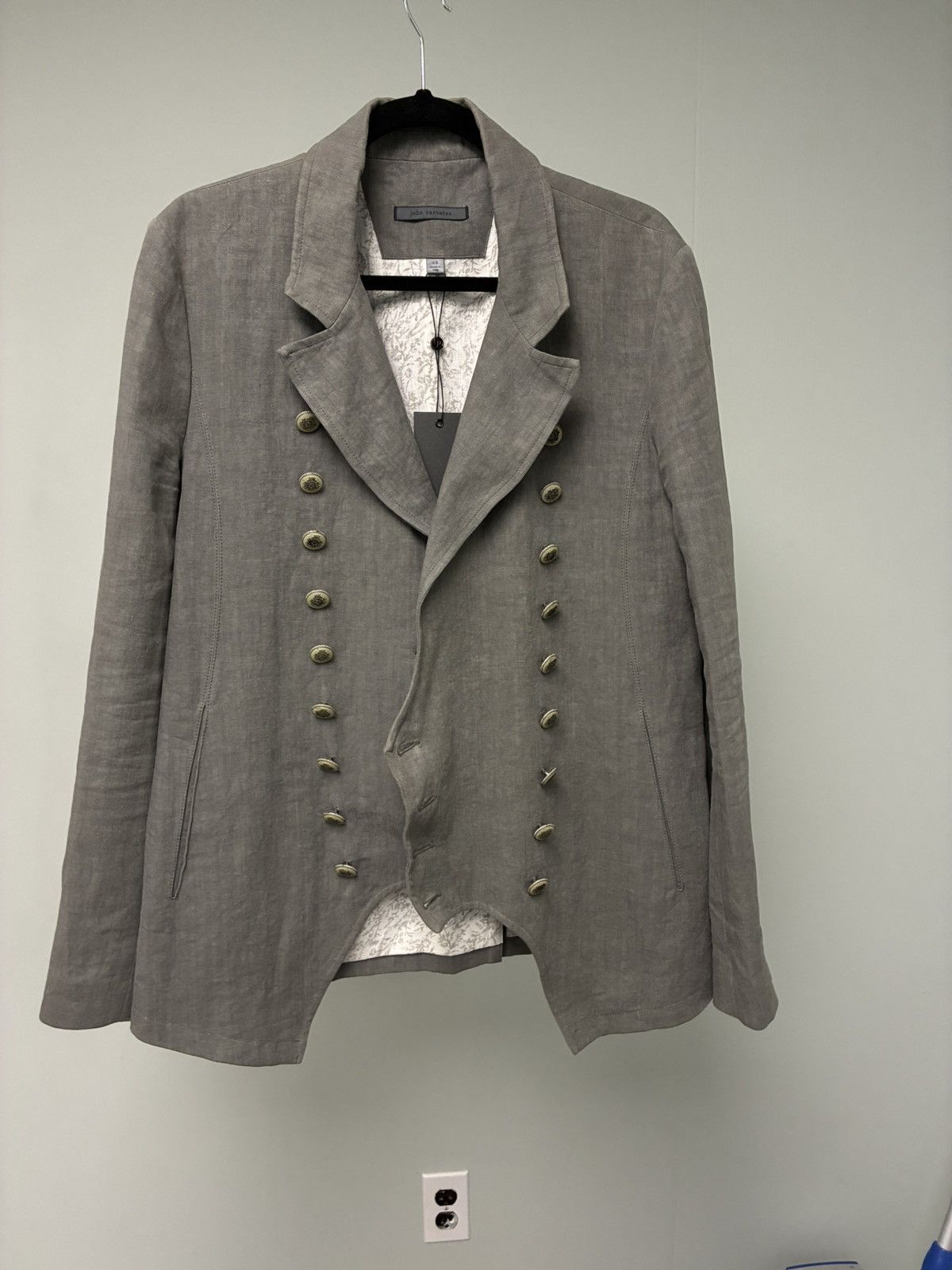 John Varvatos Linen Multibutton Jacket EU 48 USA 38 Size US M / EU 48-50 / 2 - 8 Thumbnail