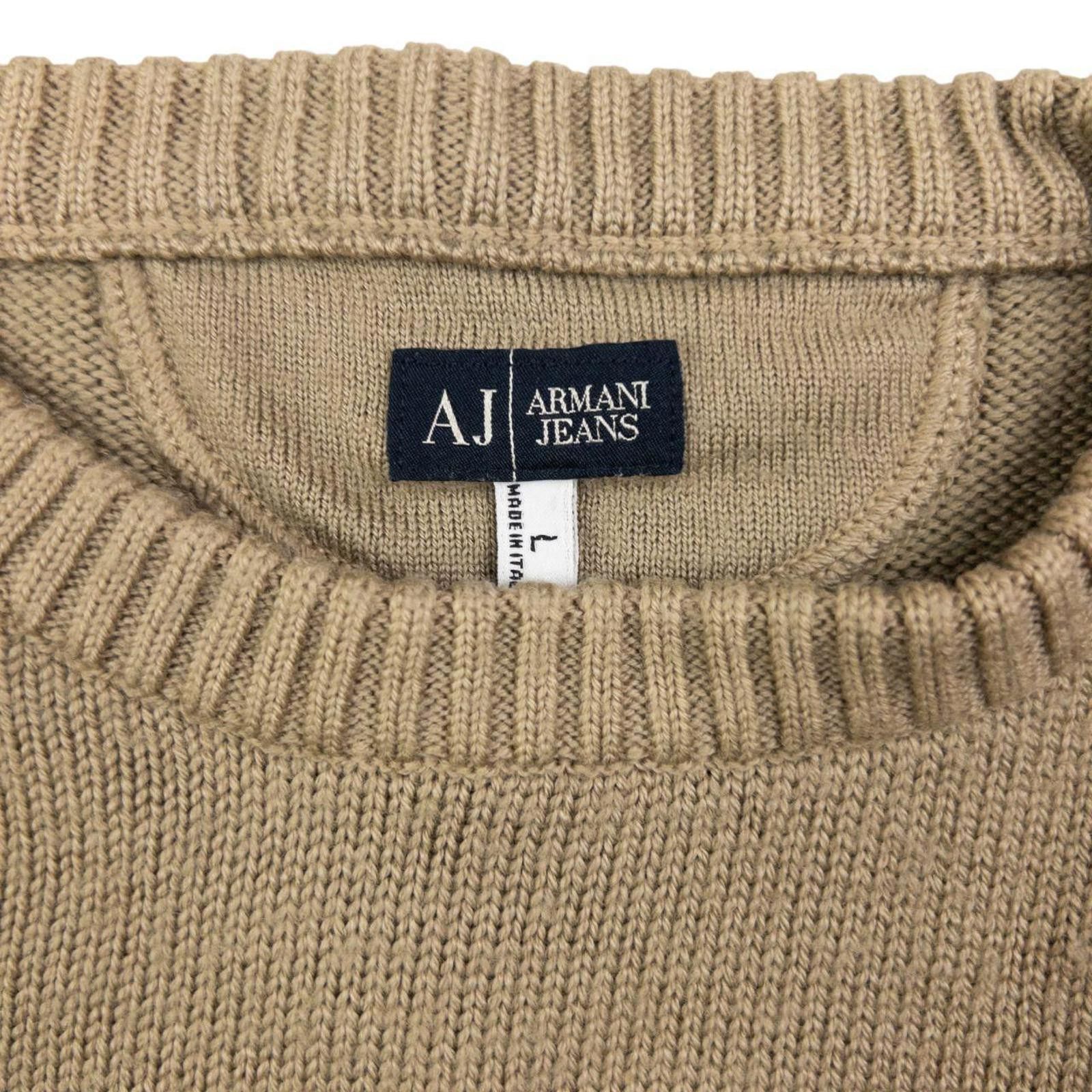 Armani Vintage Armani Jeans Knitted Wool Jumper Size M Size US M / EU 48-50 / 2 - 4 Thumbnail