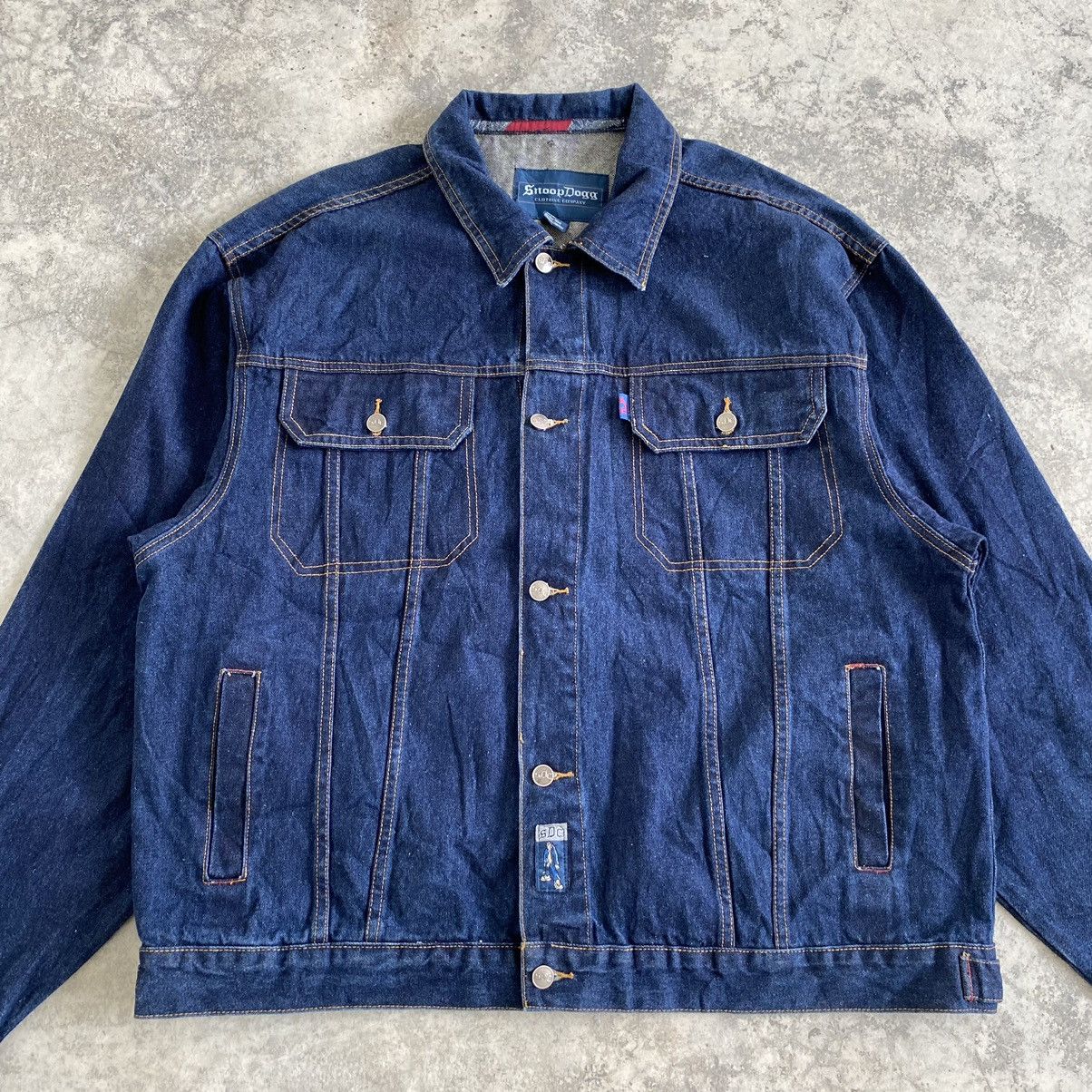 Snoop Dogg Vintage Snoop Dogg Jeans SDC Embroidered Trucker Jacket Size US XL / EU 56 / 4 - 11 Thumbnail