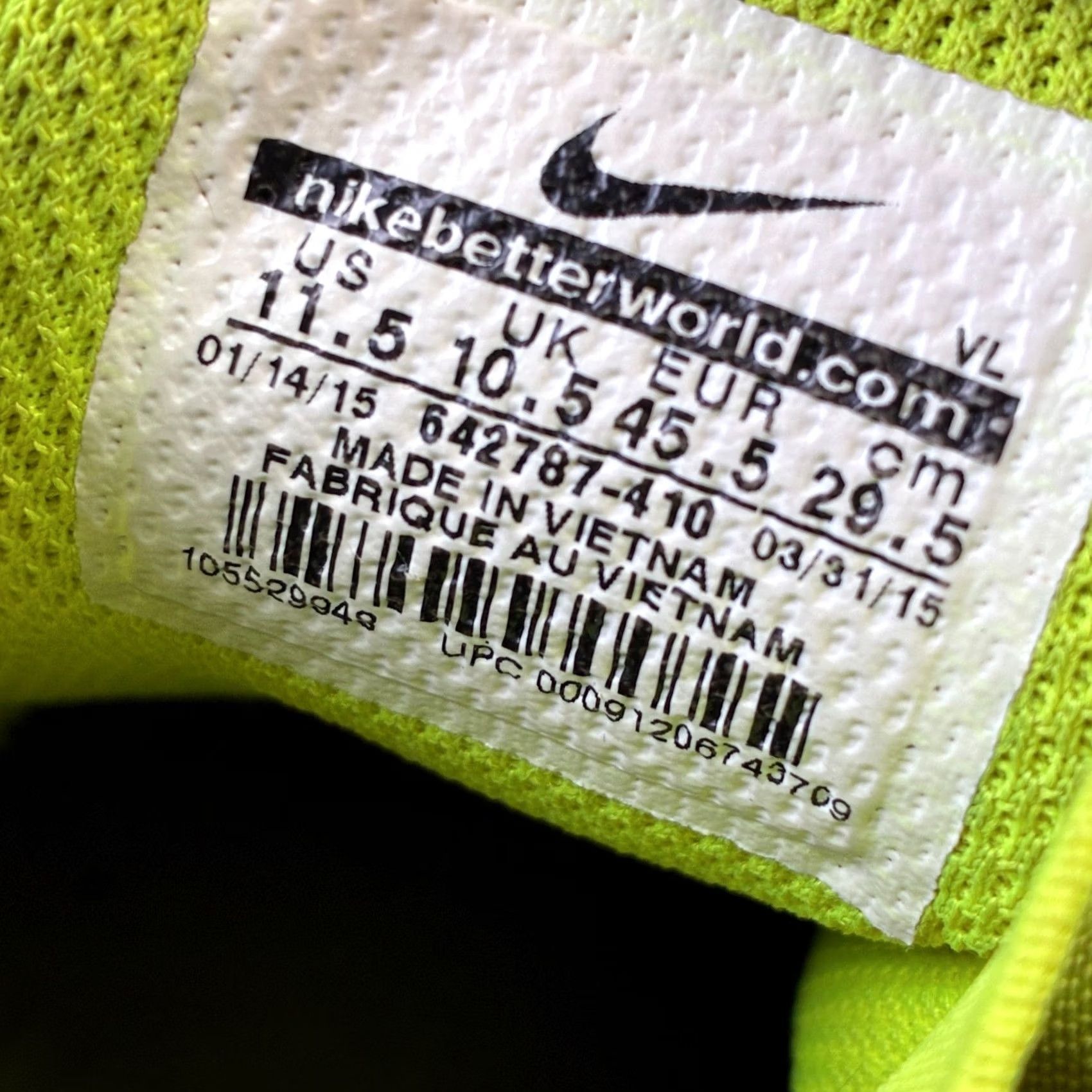 Nike Nike Vapor Strike 4 Low Football Cleats Mens 11.5 Blue Black Carbon Elite Size US 12 / EU 45 - 6 Thumbnail