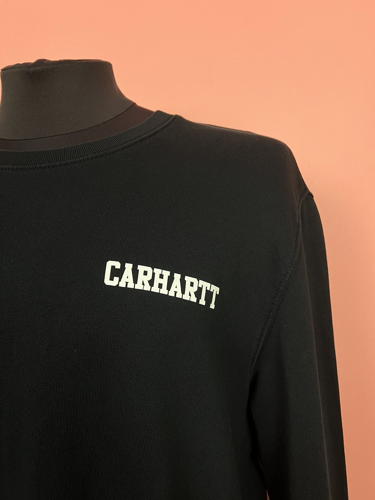 Carhartt Carhartt mini logo sweatshirt y2k workwear Size US L / EU 52-54 / 3 - 2 Thumbnail