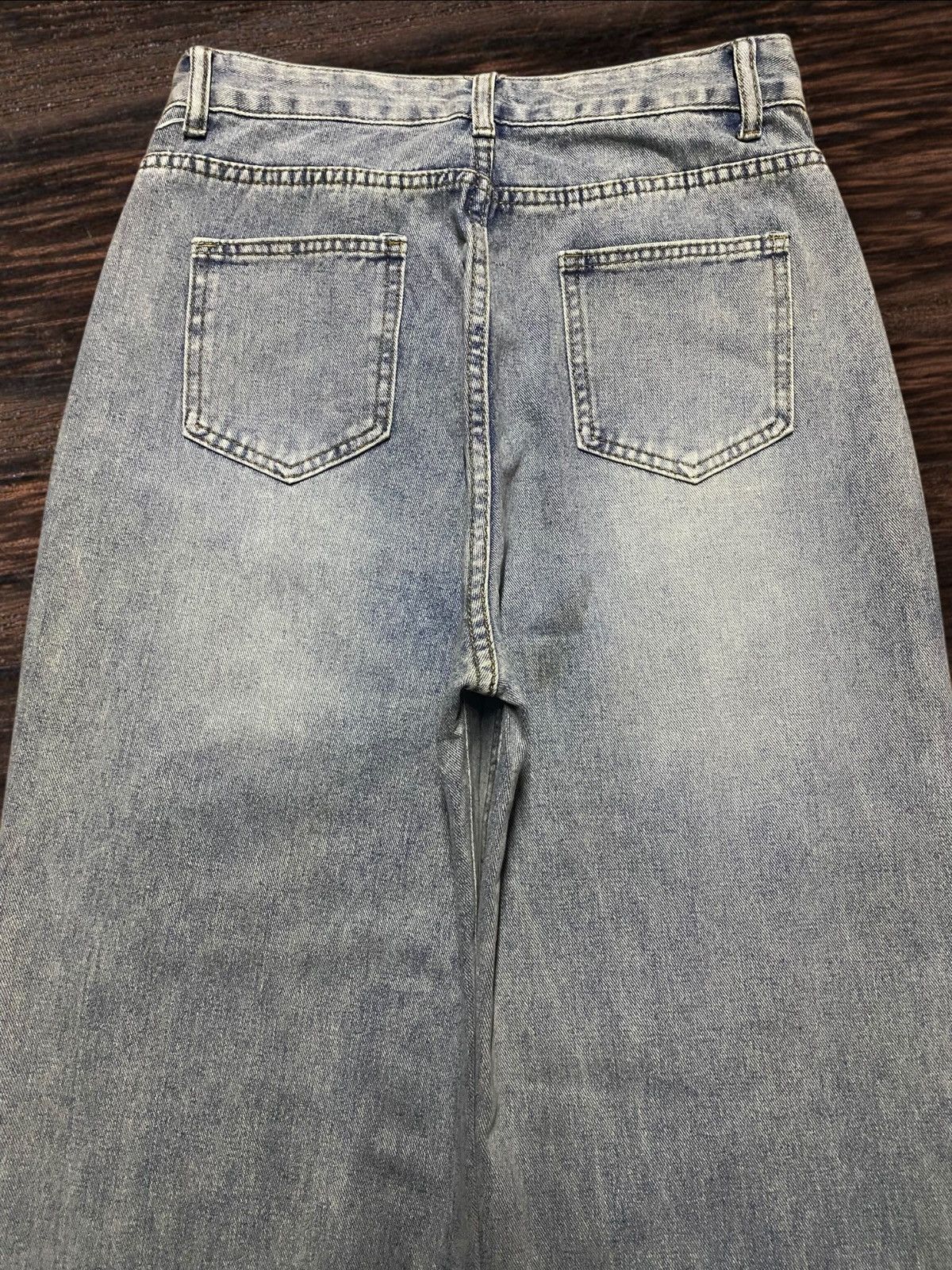 Japanese Brand Vintage Japanese Brand Adjust Waist Distressed Baggy Jeans Size 28" / US 6 / IT 42 - 4 Thumbnail