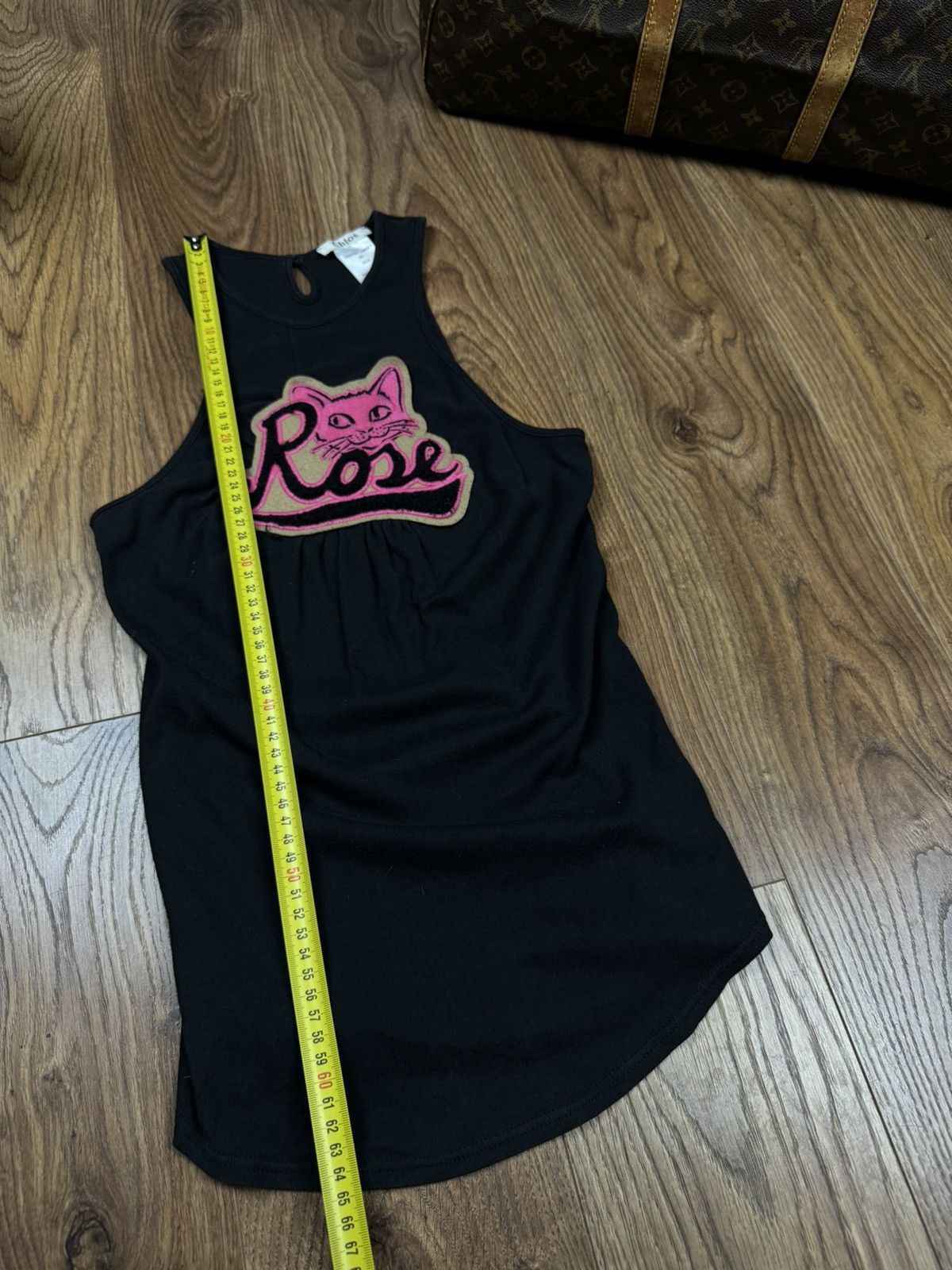 Chloe RARE Chloe 2001s tank top Rose Cat original luxury item Size S / US 4 / IT 40 - 6 Thumbnail