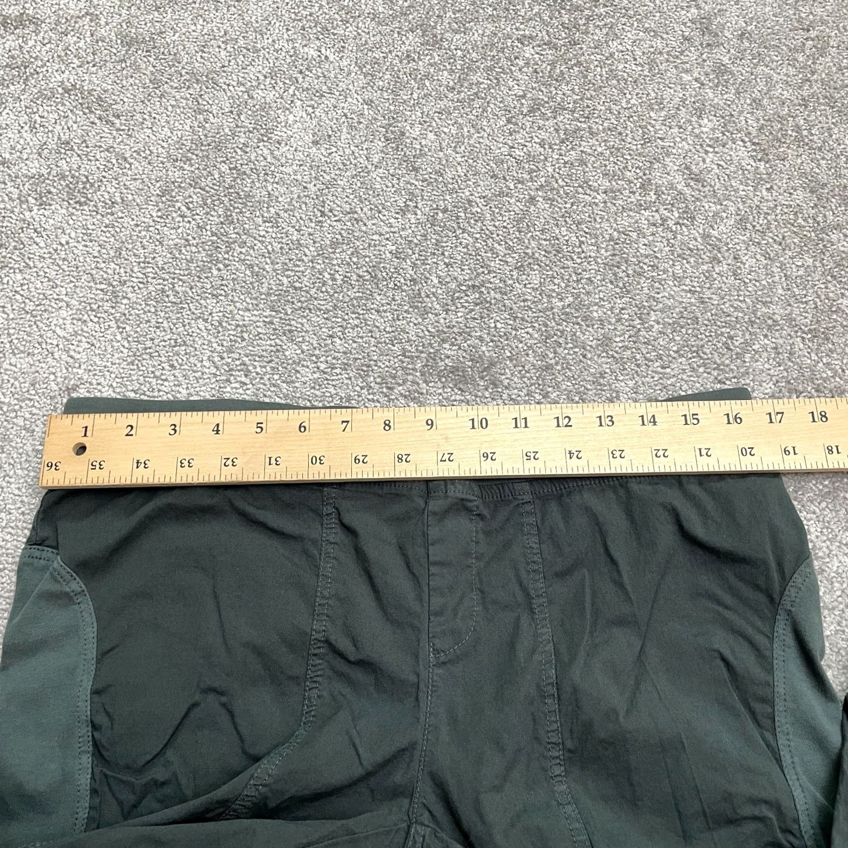 Vintage Wearable Geyser Womens Large Black Gray Mid Rise Active Pull On Pants Tapered 33 in Inseam Knits Cotton Spandex Athletic Casual 30 in 3/3/33 in Size 36" / US 14 / IT 50 - 7 Thumbnail