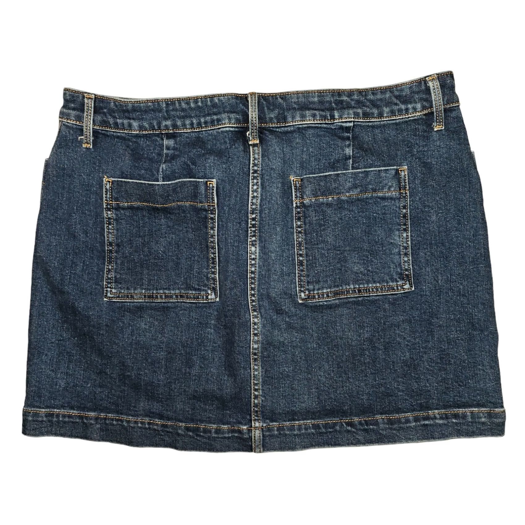 Old Navy Old Navy Denim Pencil Skirt Women's 16 Pockets Blue Denim Casual Preppy Workwear Skirt Womens 16 Size 38" / US 16 / IT 52 - 6 Thumbnail