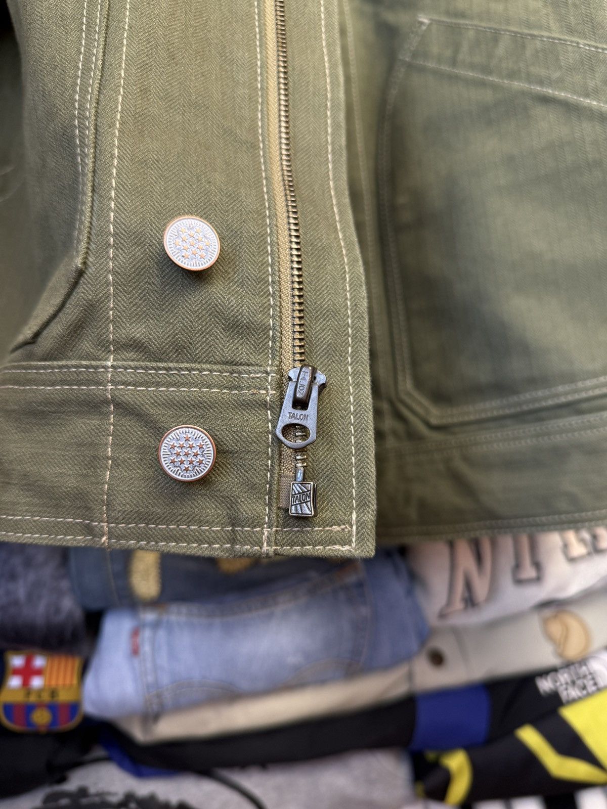 RRL Ralph Lauren RRL Double RL CRAZY Military Pocket Jacket Size US XL / EU 56 / 4 - 11 Thumbnail