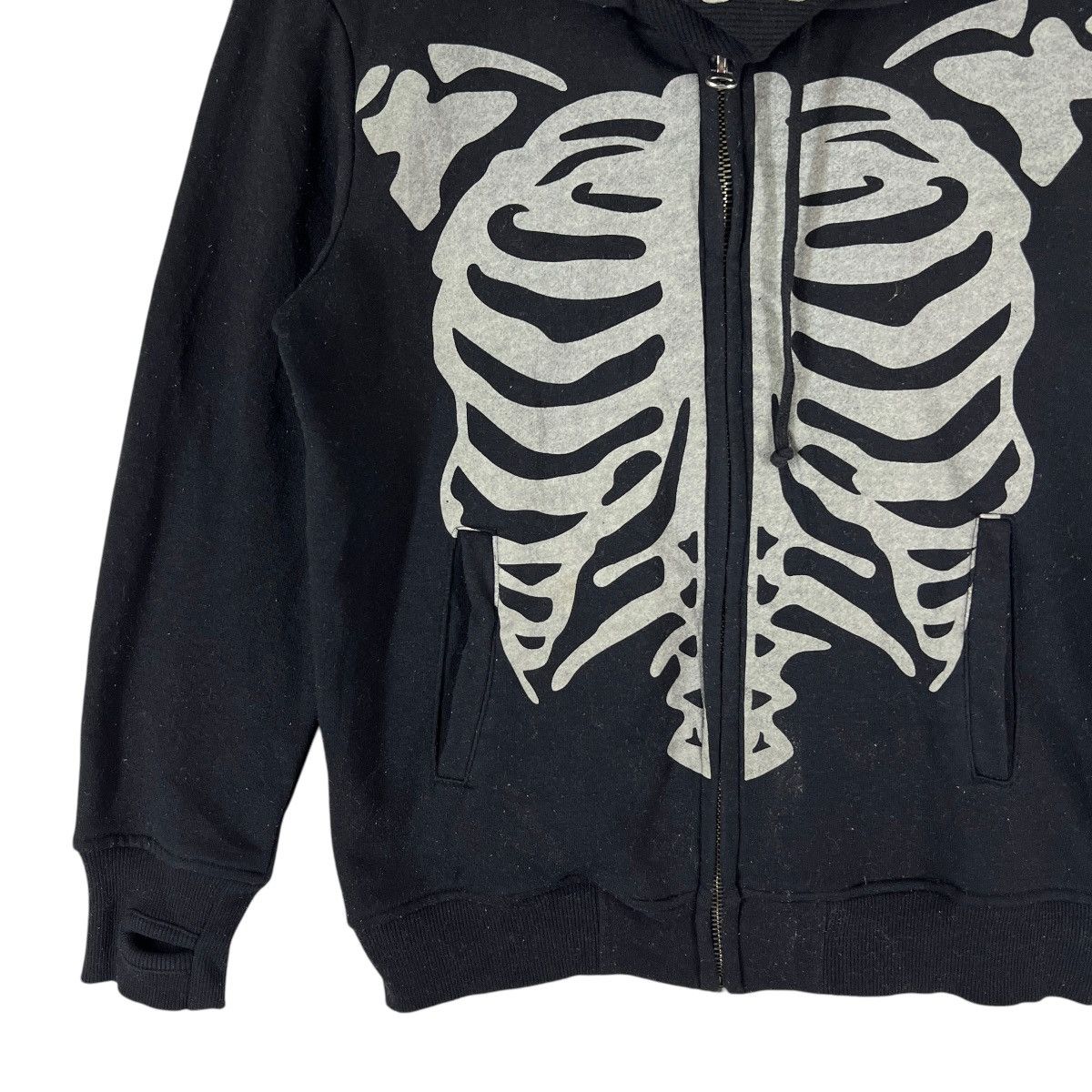 Japanese Brand 🔥 ESTILO SKELETON SKULL ZIP UP HOODIES Size US M / EU 48-50 / 2 - 6 Thumbnail