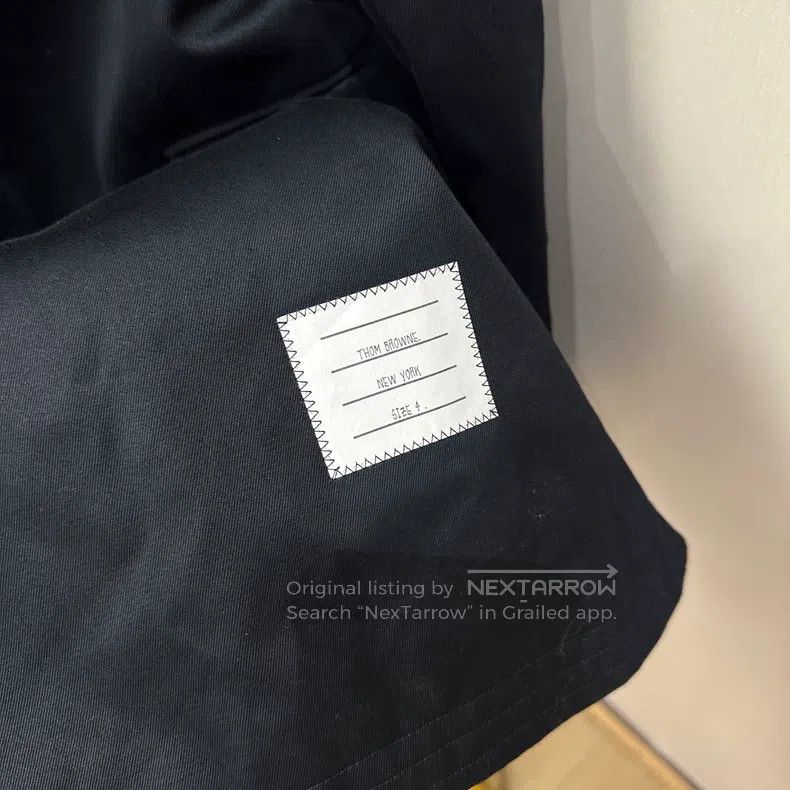 Thom Browne Thom Browne Four-Stripe Long Coat Size US XL / EU 56 / 4 - 7 Thumbnail