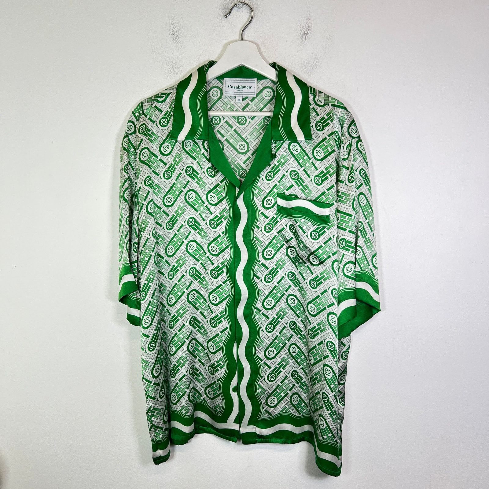 Casablanca CASABLANCA Futuro Optimisto Silk Shirt | Grailed