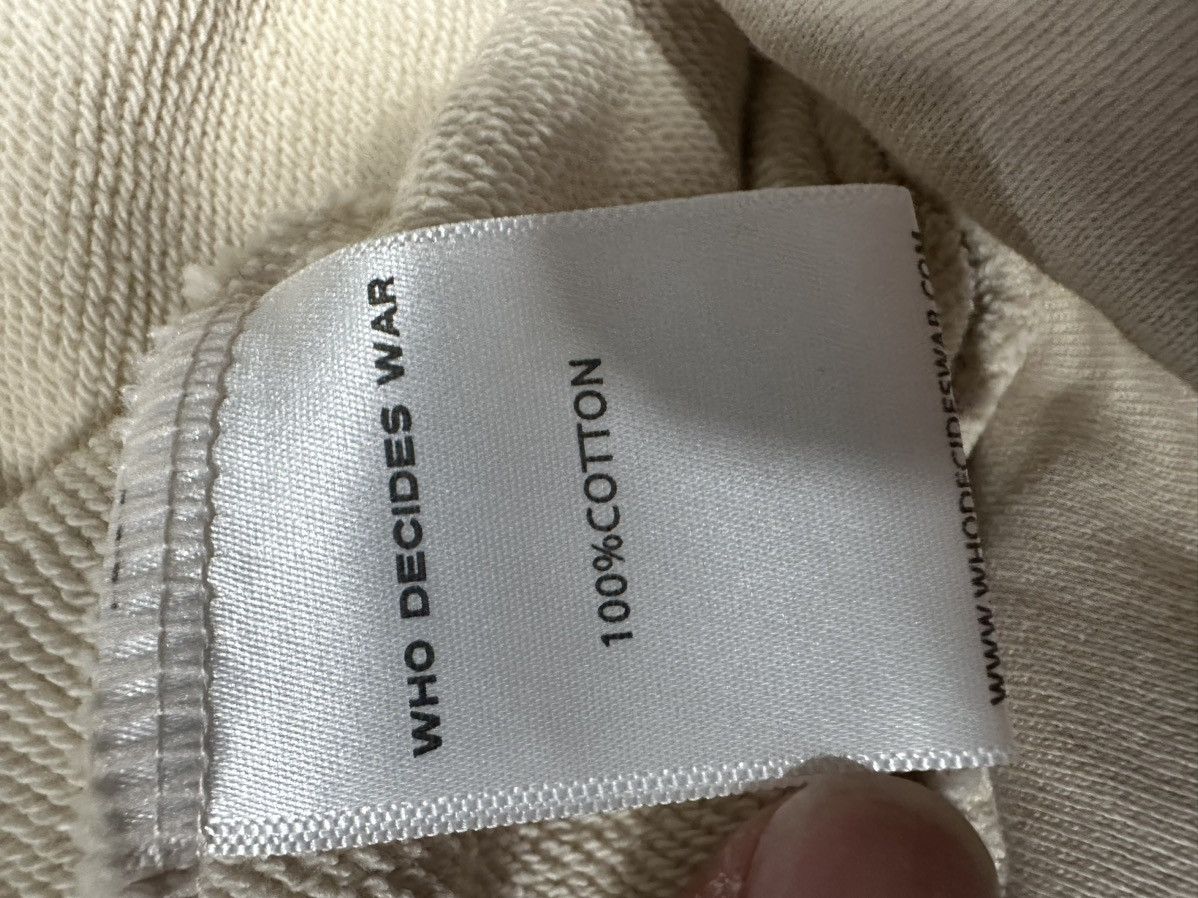 Who Decides War WHO DECIDES WAR EMBROIDERED BRUSHED COTTON HOODIE Size US L / EU 52-54 / 3 - 4 Thumbnail