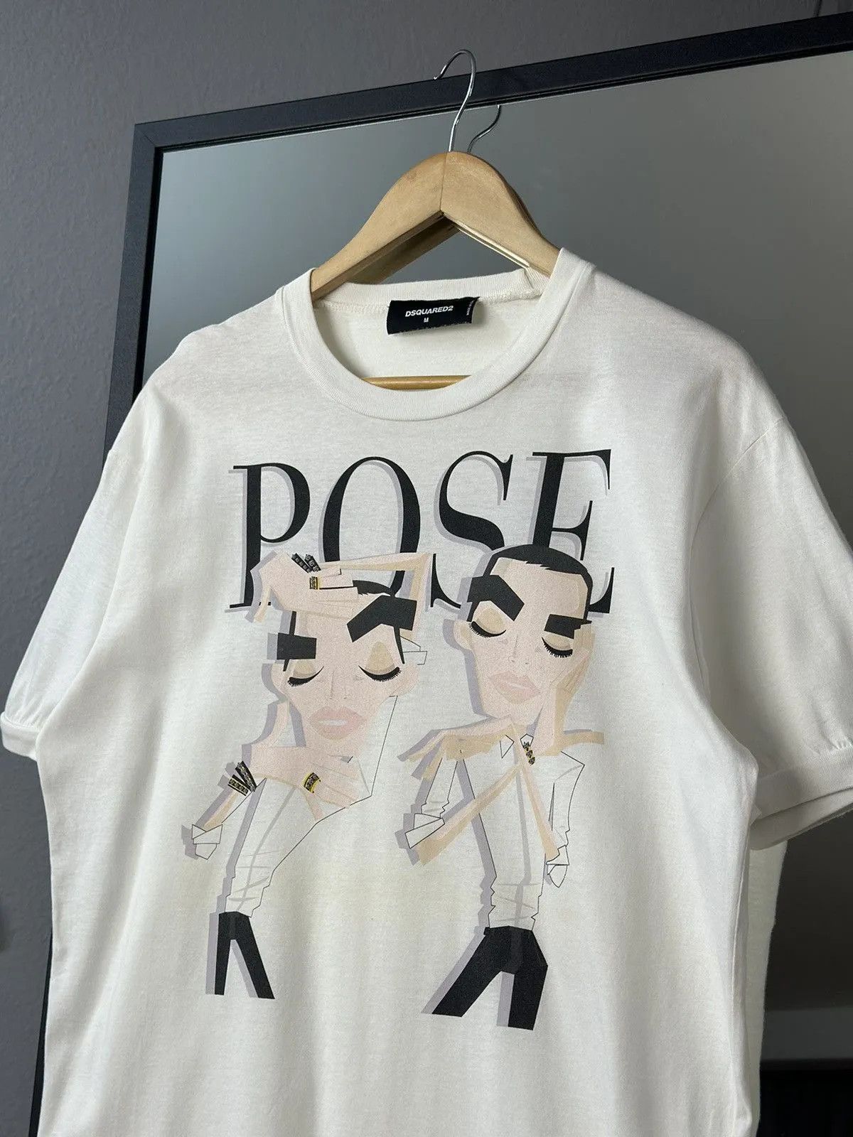Dsquared2 Dsquared2 T-shirt ROSE Design Ibrahimovic Denim Italy Y2K Size US M / EU 48-50 / 2 - 5 Thumbnail