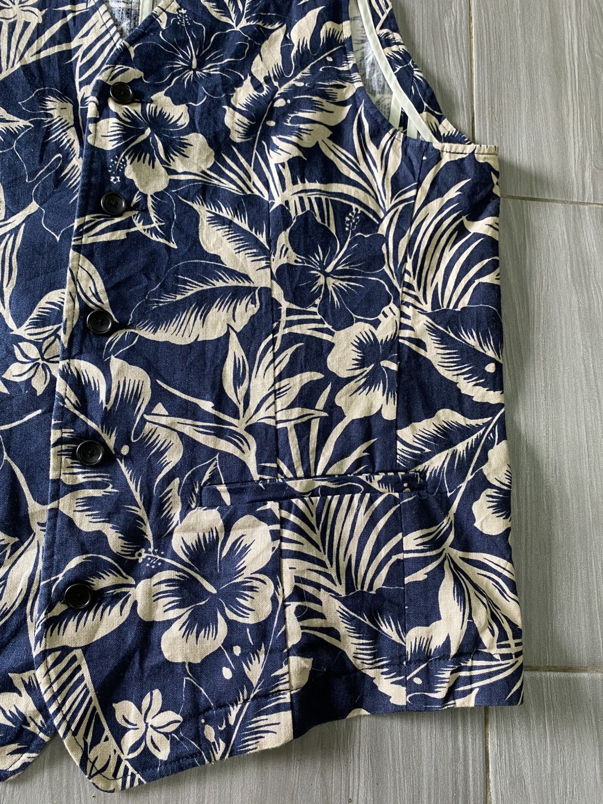 BEAUTY&YOUTH Beauty & Youth United Arrows Vest Flower - Cotton Size US M / EU 48-50 / 2 - 4 Thumbnail