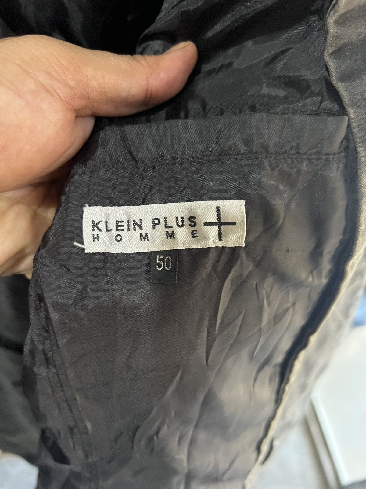 Michel Klein 🔥Sun Faded Klein Plus Homme Double Breasted Button Jacket Size US M / EU 48-50 / 2 - 12 Thumbnail