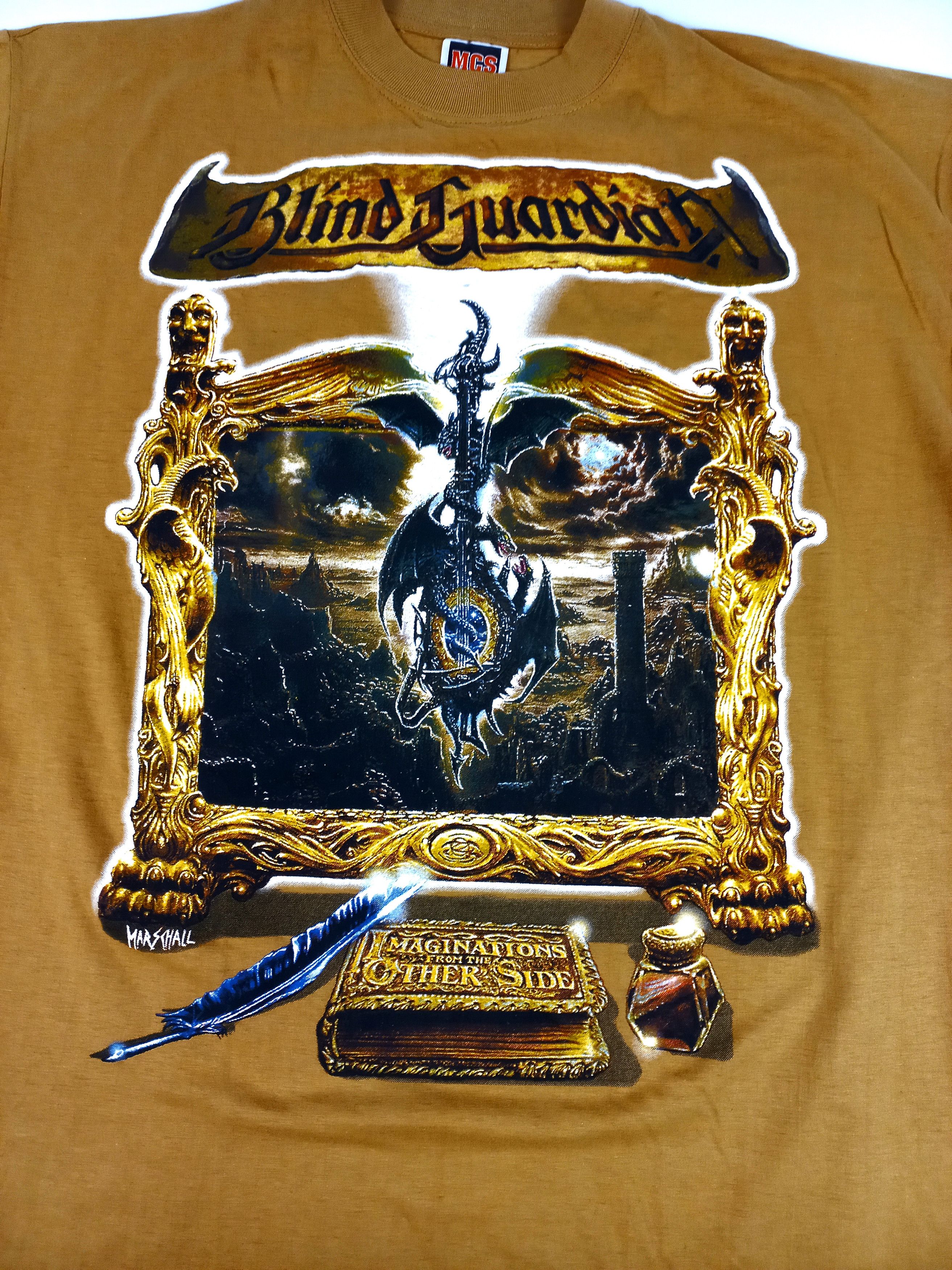 Band Tees × Vintage Blind Guardian vintage t-shirt 90s Size US XL / EU 56 / 4 - 3 Thumbnail