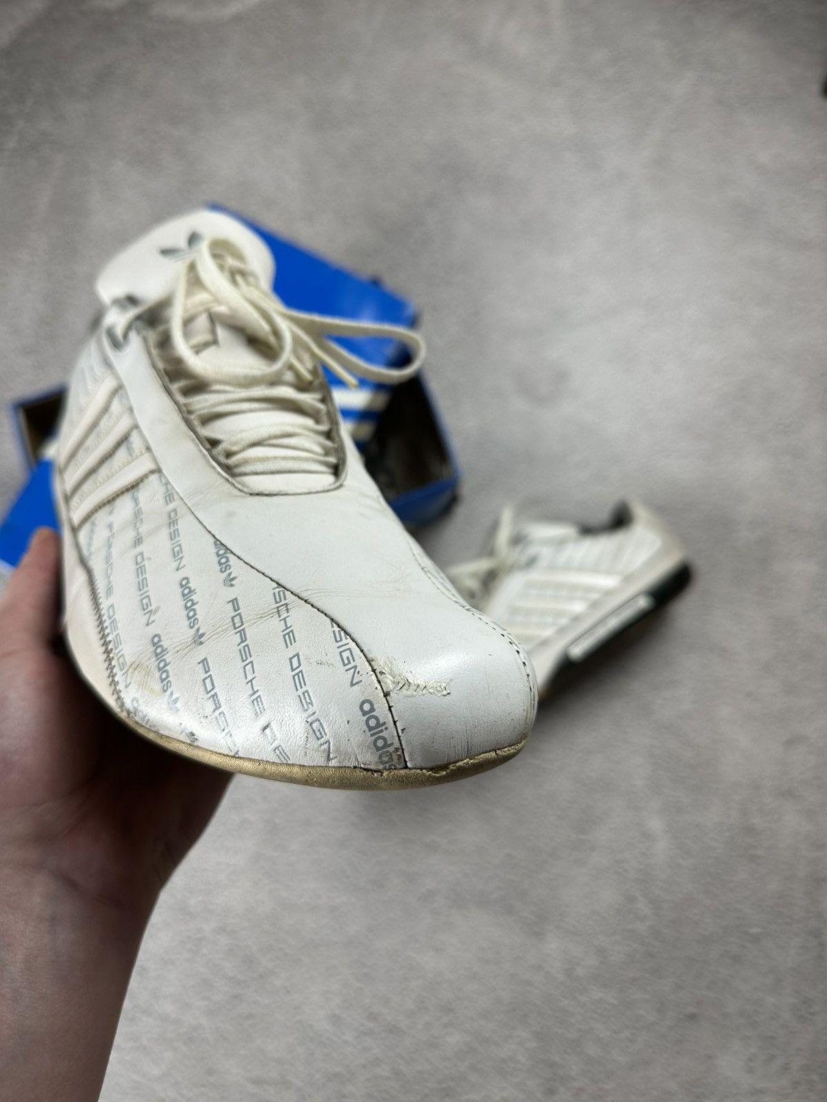 Adidas × Porsche Design Vintage Adidas Porsche Design S 2 Monogram Leather Sneakers Size US 11.5 / EU 44-45 - 4 Thumbnail