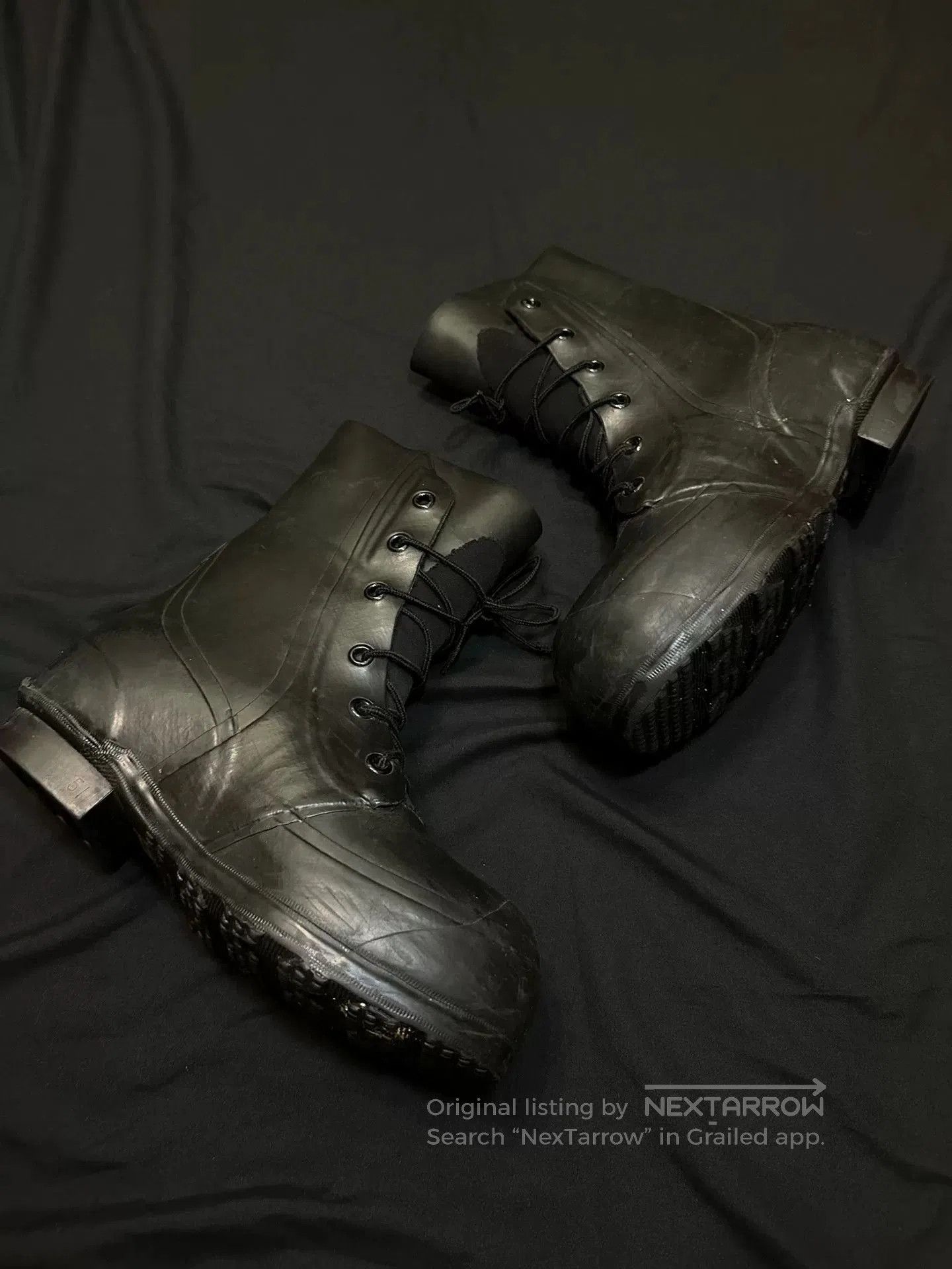 Raf Simons RAF SIMONS Runway Vintage Military Boots. Size US 10 / EU 43 - 4 Thumbnail