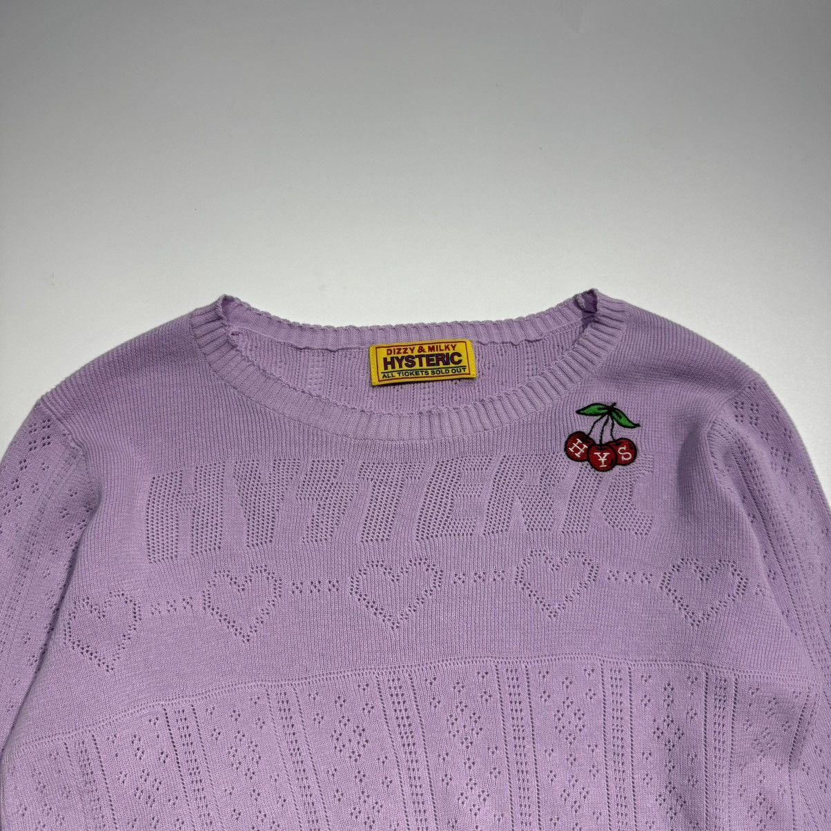 Hysteric Glamour Hysteric Glamour Triple Cherry Embroidered Ruffle Knit Size ONE SIZE - 4 Thumbnail