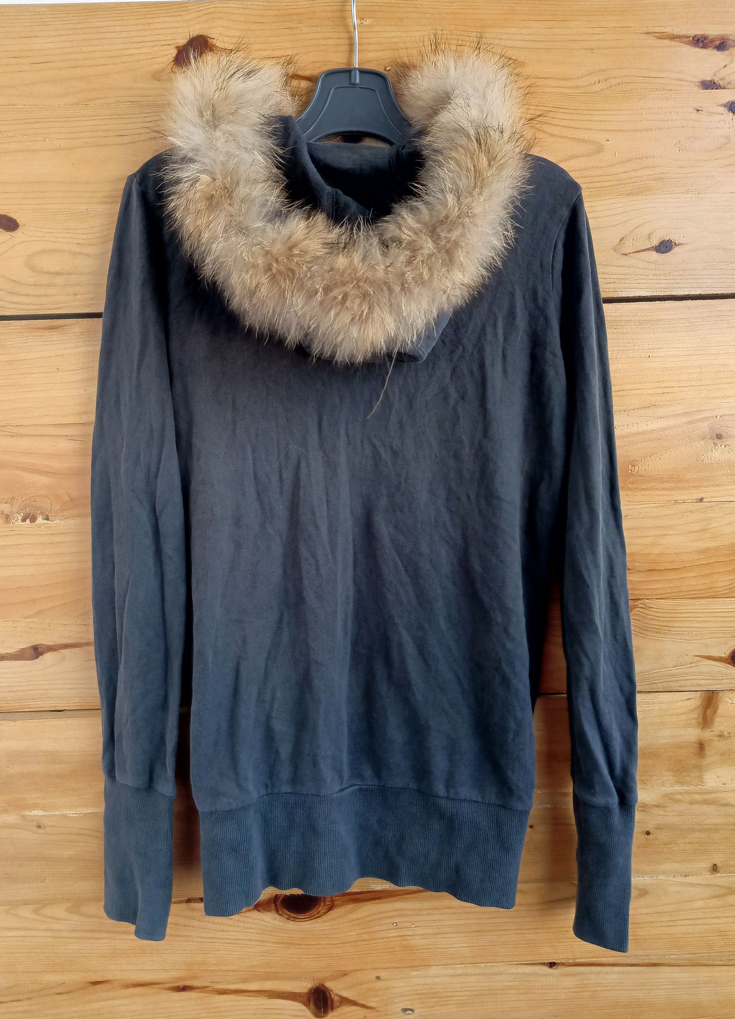 Seditionaries Egoist® -Spike Fur Hoodie Anarchy Destroy Punk Style Size US S / EU 44-46 / 1 - 4 Thumbnail