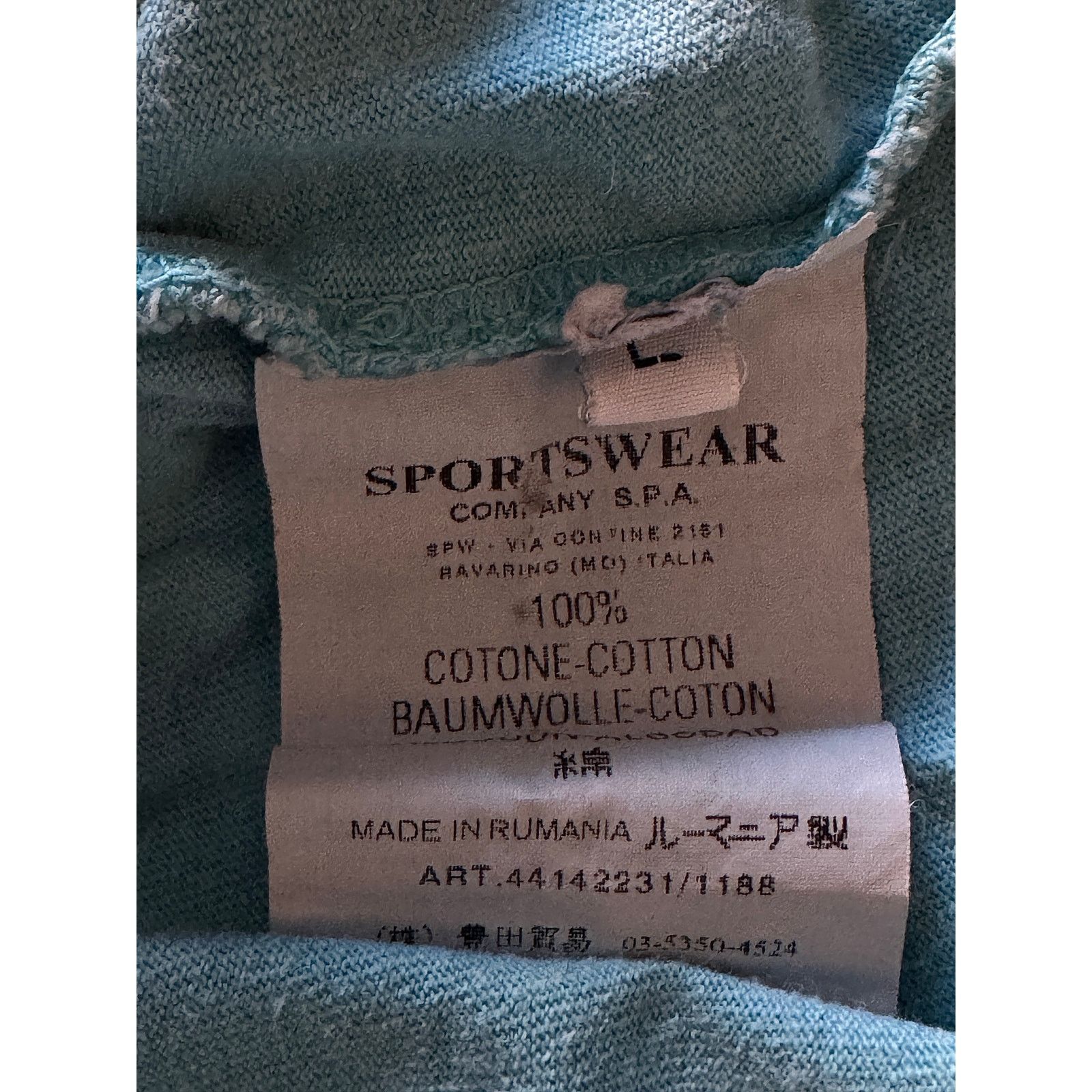 Stone Island Stone Island Sportswear Company S.P.A Cotton Long Sleeves Size US L / EU 52-54 / 3 - 4 Thumbnail
