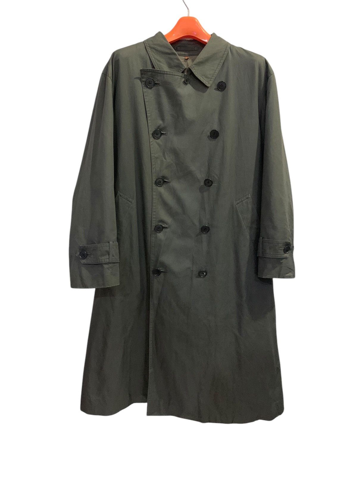 Yves Saint Laurent Vintage Yves Saint Laurent Trench Coat Green Army Size US M / EU 48-50 / 2 - 3 Thumbnail
