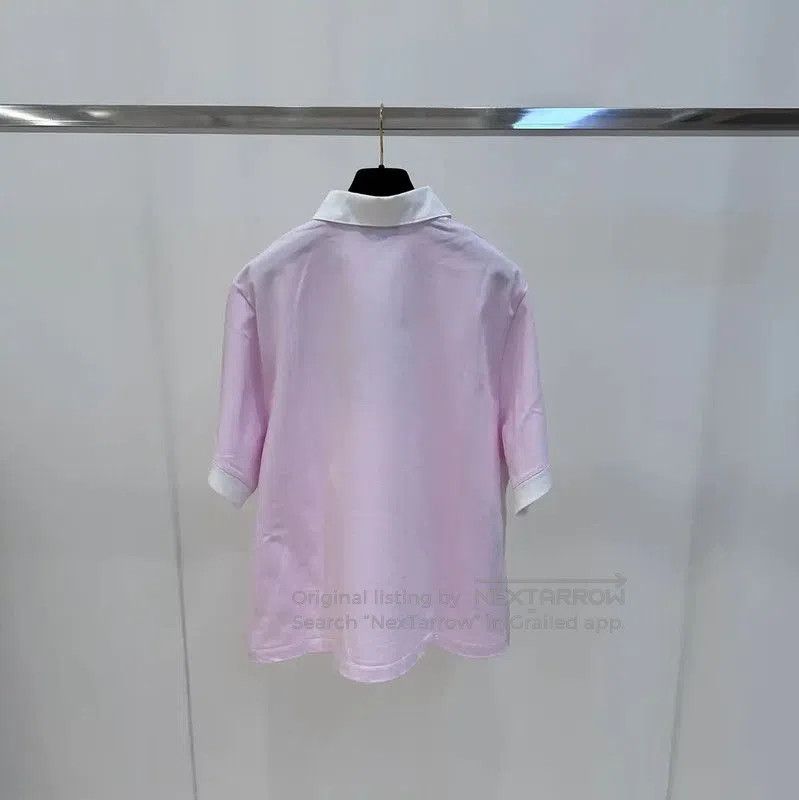 Prada Prada Pink Cotton T-Shirt for Women. Size M / US 6-8 / IT 42-44 - 2 Thumbnail