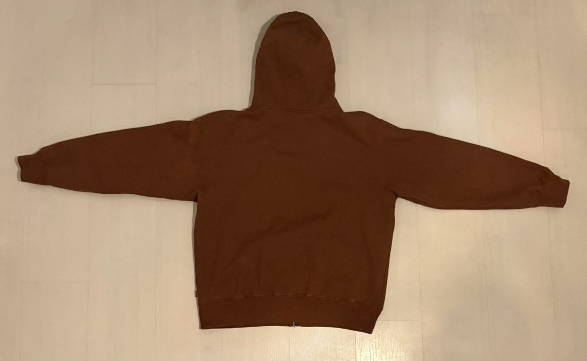 Supreme small box drawcord zip up hooded sweatshirt (M) - www 
