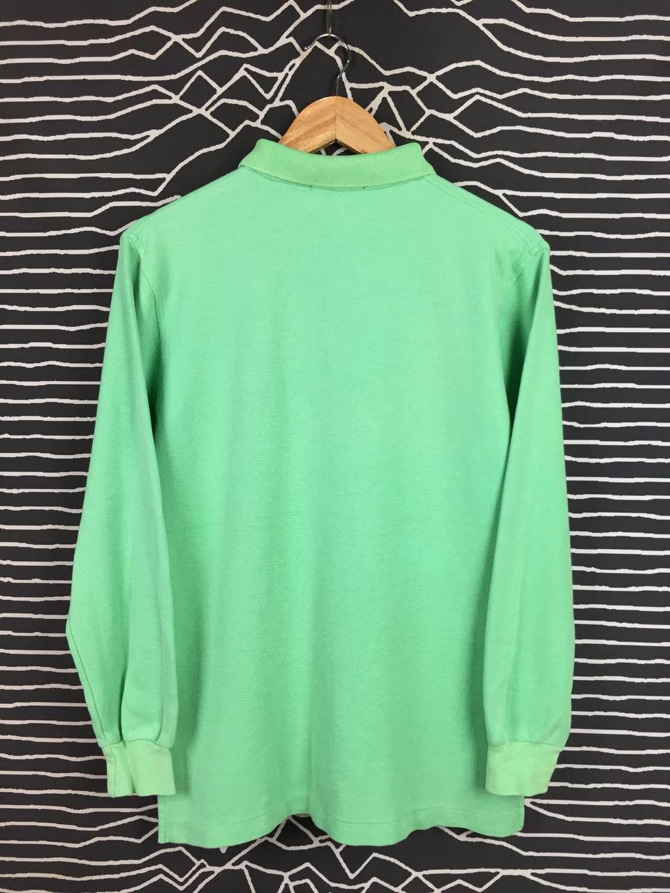 Yves Saint Laurent Vtg Yves Saint Laurent Long Sleeve Polo Shirt Size US M / EU 48-50 / 2 - 7 Thumbnail