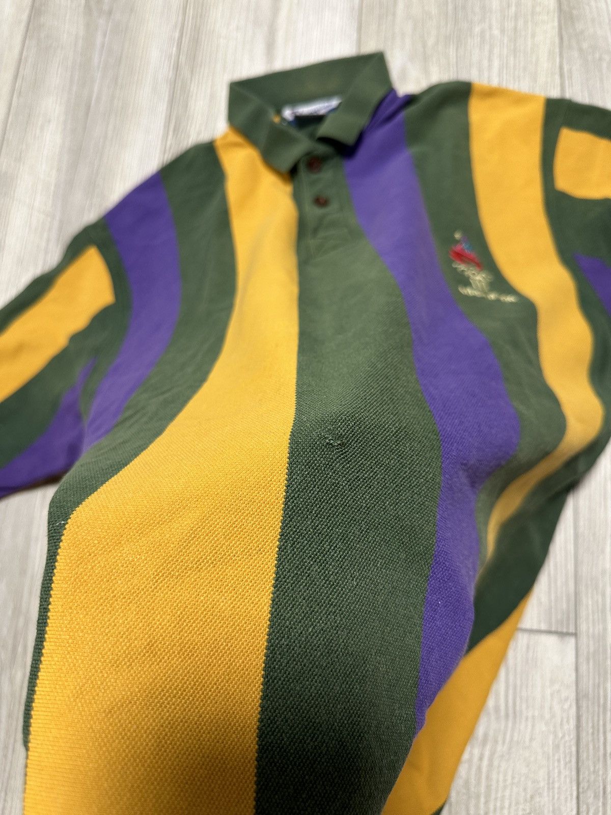 Champion vtg Champion 96’ ATLANTA OLYMPICS Colorblock polo shirt Size US L / EU 52-54 / 3 - 3 Thumbnail