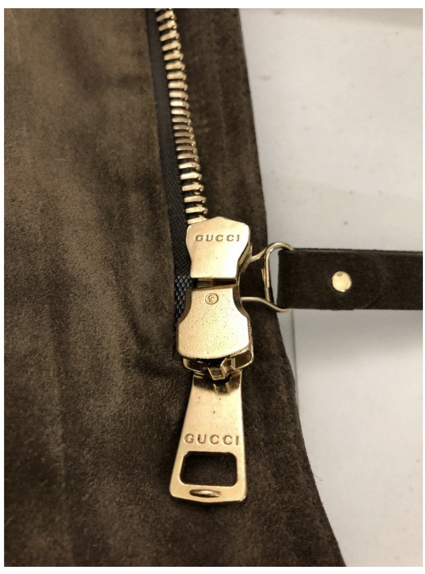 Gucci Gucci 🇮🇹 brown distressed suede oversized duster coat 44 NWT Size US S / EU 44-46 / 1 - 15 Thumbnail
