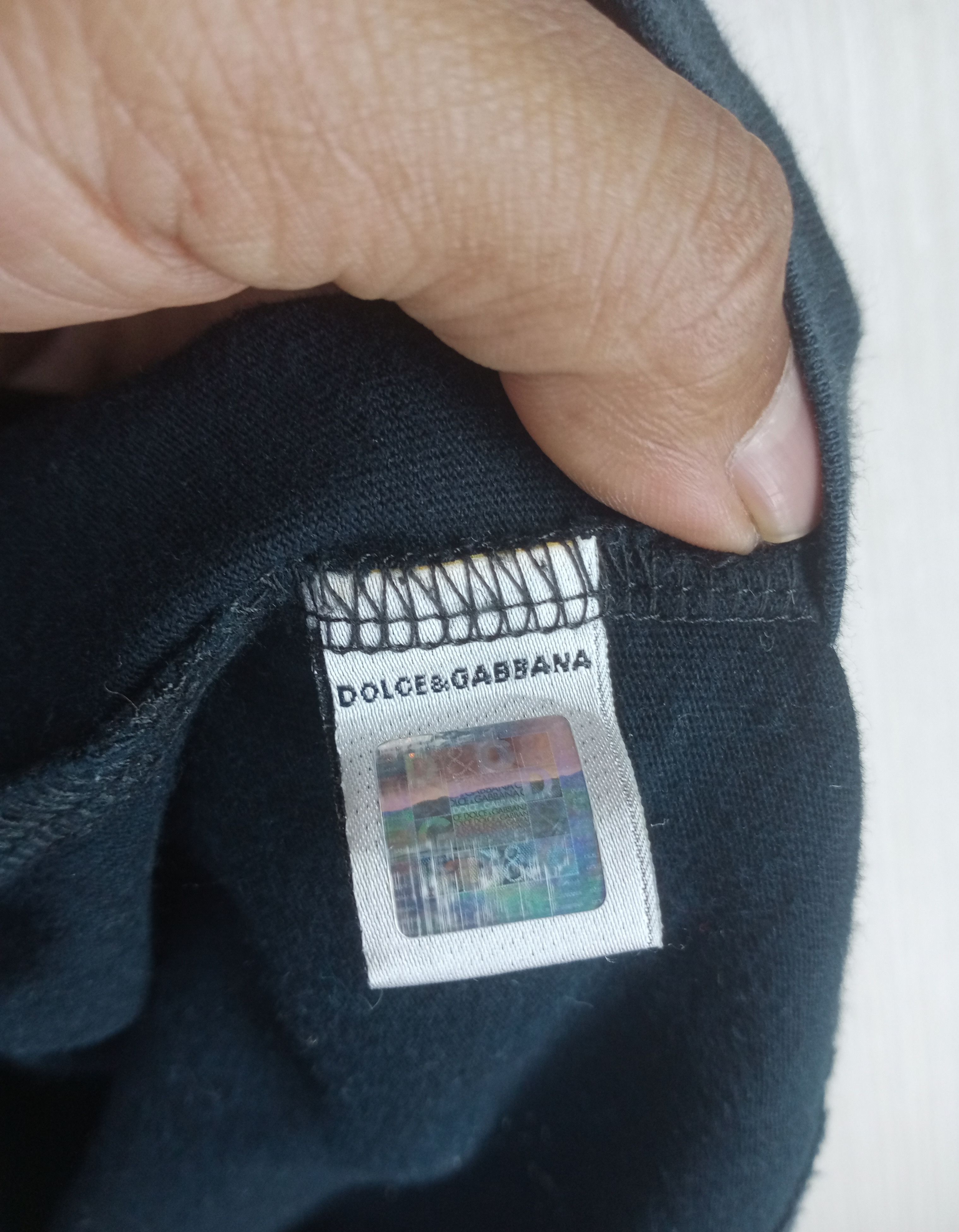 Dolce & Gabbana Rare Vintage Dolce & Gabbana "I Love Denim" Tshirt Size US M / EU 48-50 / 2 - 8 Thumbnail