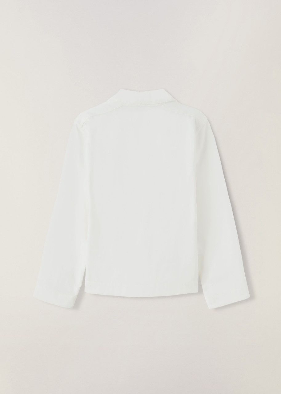 Loro Piana o1srvl11e0524 Shirt in White Size M / US 6-8 / IT 42-44 - 6 Thumbnail