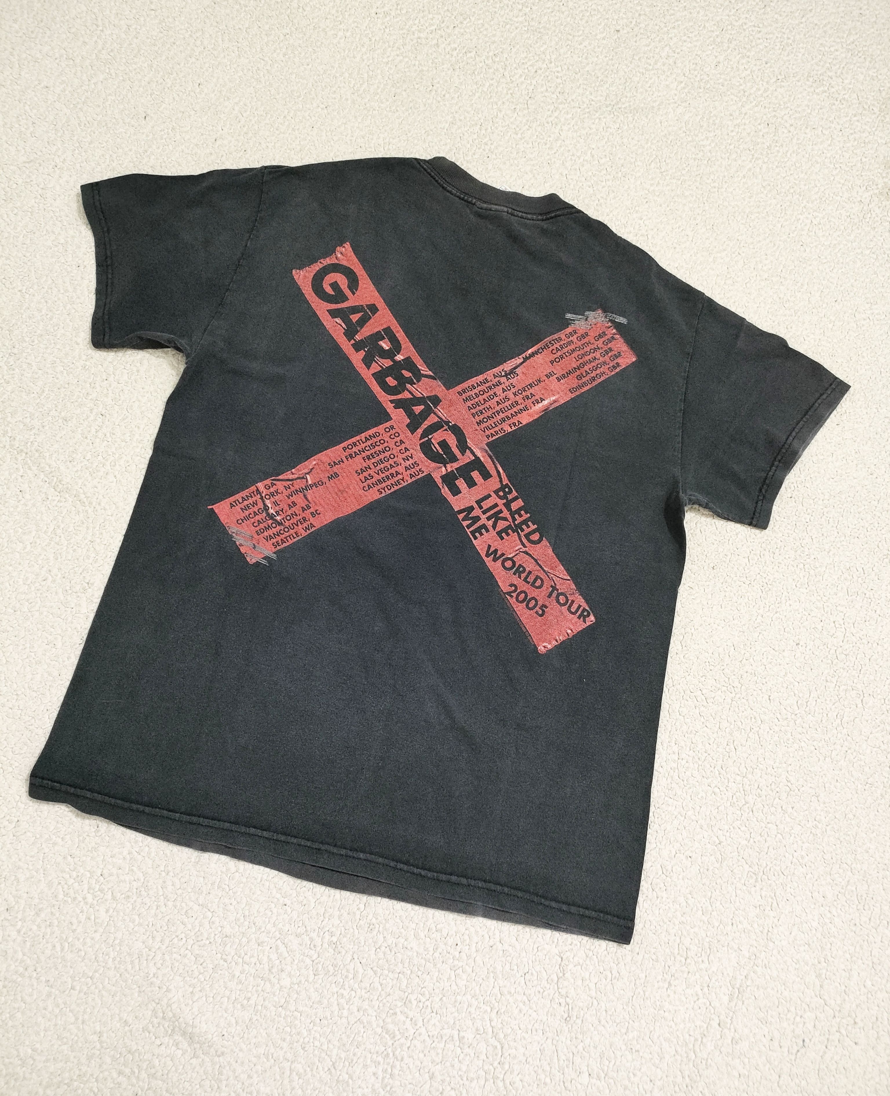 Band Tees × Vintage Vintage GARBAGE Bleed Like Me 2005 World Tour Tee Size US M / EU 48-50 / 2 - 3 Thumbnail