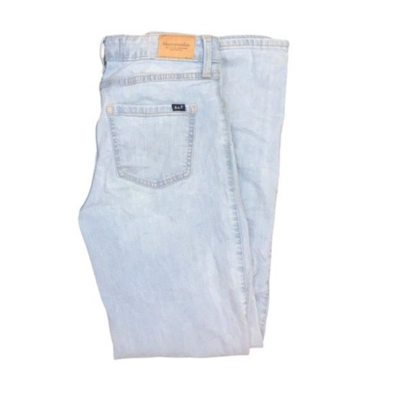 Abercrombie & Fitch Abercrombie & Fitch Jean High-Rise Wide Leg Kid 13/14 30x31 Size 30" / US 8 / IT 44 - 3 Thumbnail