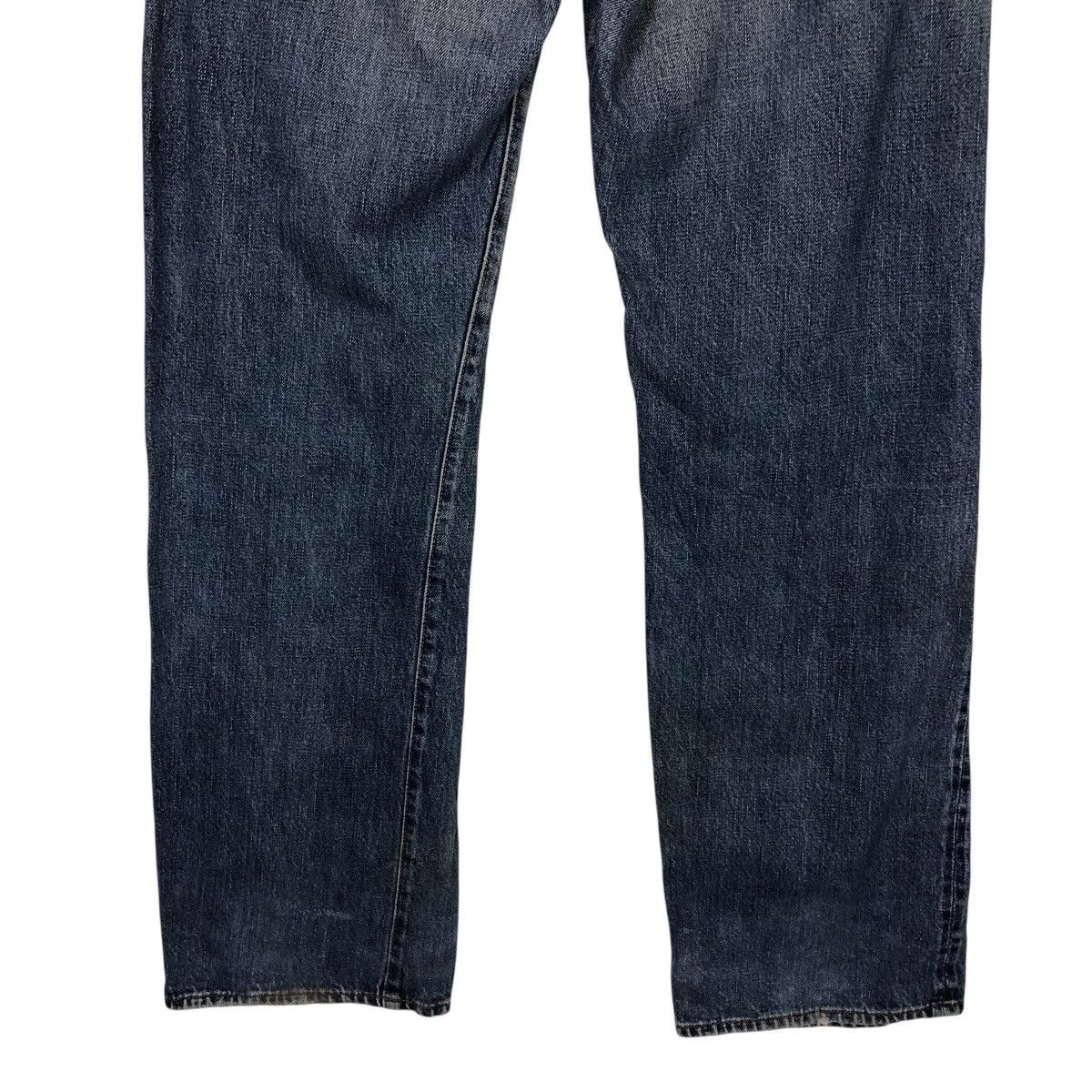 Japanese Brand Denim & Dungaree Distressed Straight Fit Sanforized Denim Size 32" / US 10 / IT 46 - 12 Thumbnail