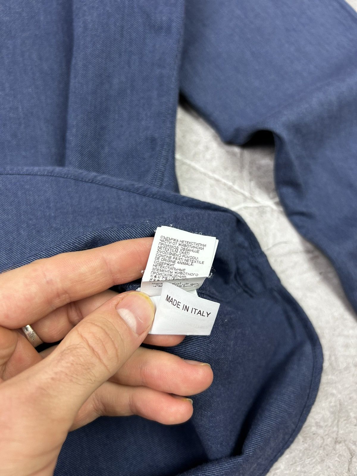 Brunello Cucinelli BRUNELLO CUCINELLI Leisure Fit Cotton button down Shirt Xl Size US XL / EU 56 / 4 - 6 Thumbnail