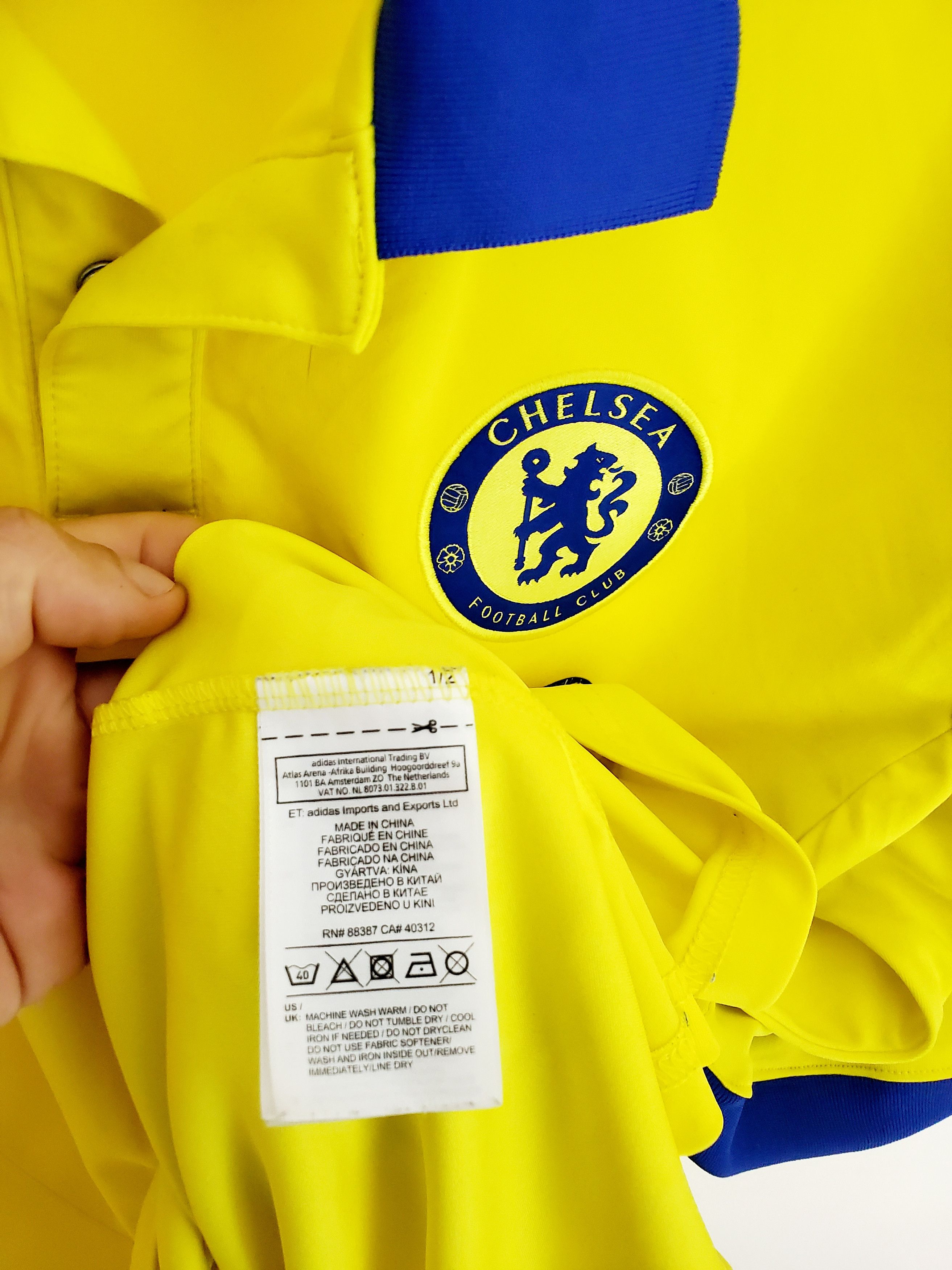 Adidas CHELSEA 2014 2015 AWAY SOCCER JERSEY ADIDAS Xl Size US XL / EU 56 / 4 - 4 Thumbnail