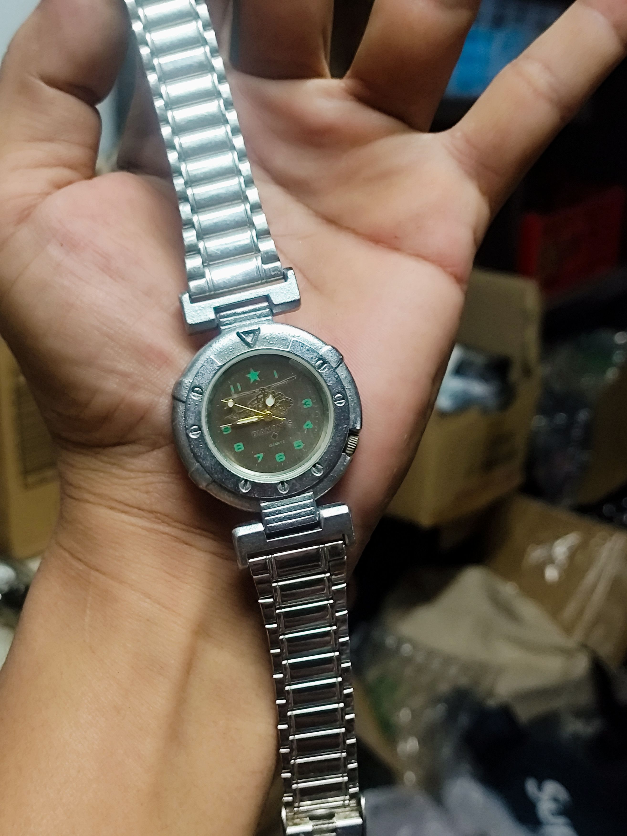Other × Vintage VINTAGE DESIGN WATCH "ARMY WATCH" JAPAN ENGINE WATCH. Size ONE SIZE - 5 Thumbnail