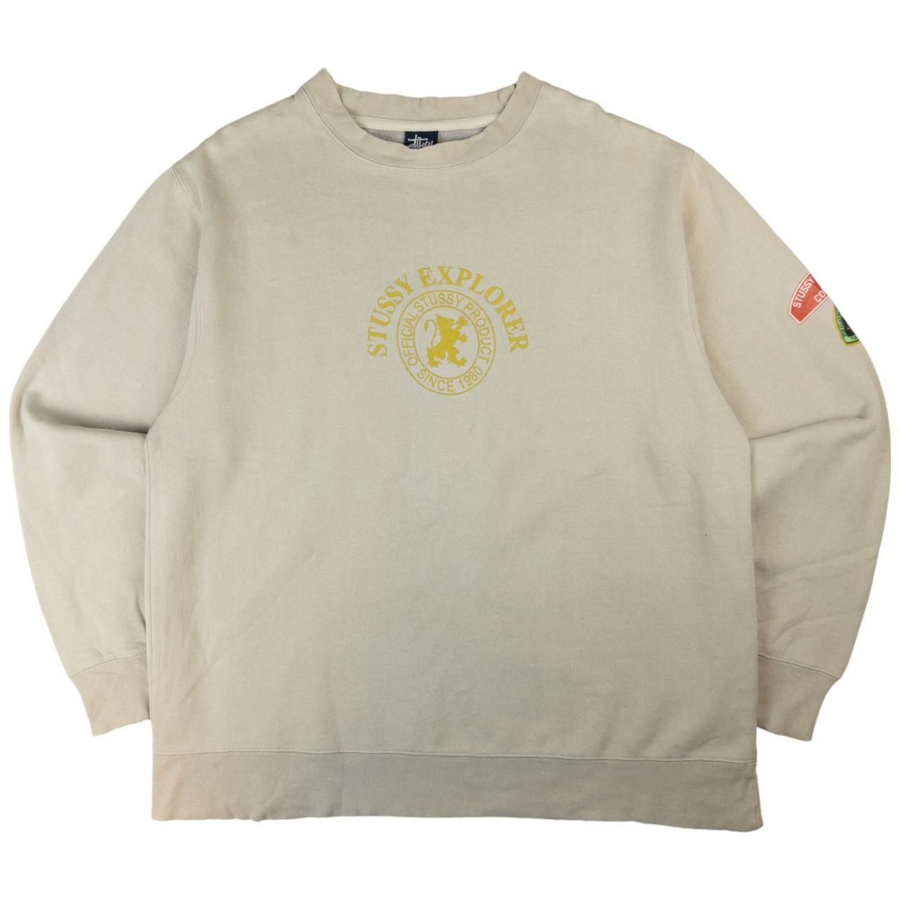 Vintage Stussy Explorer Graphic Sweatshirt Size XL
