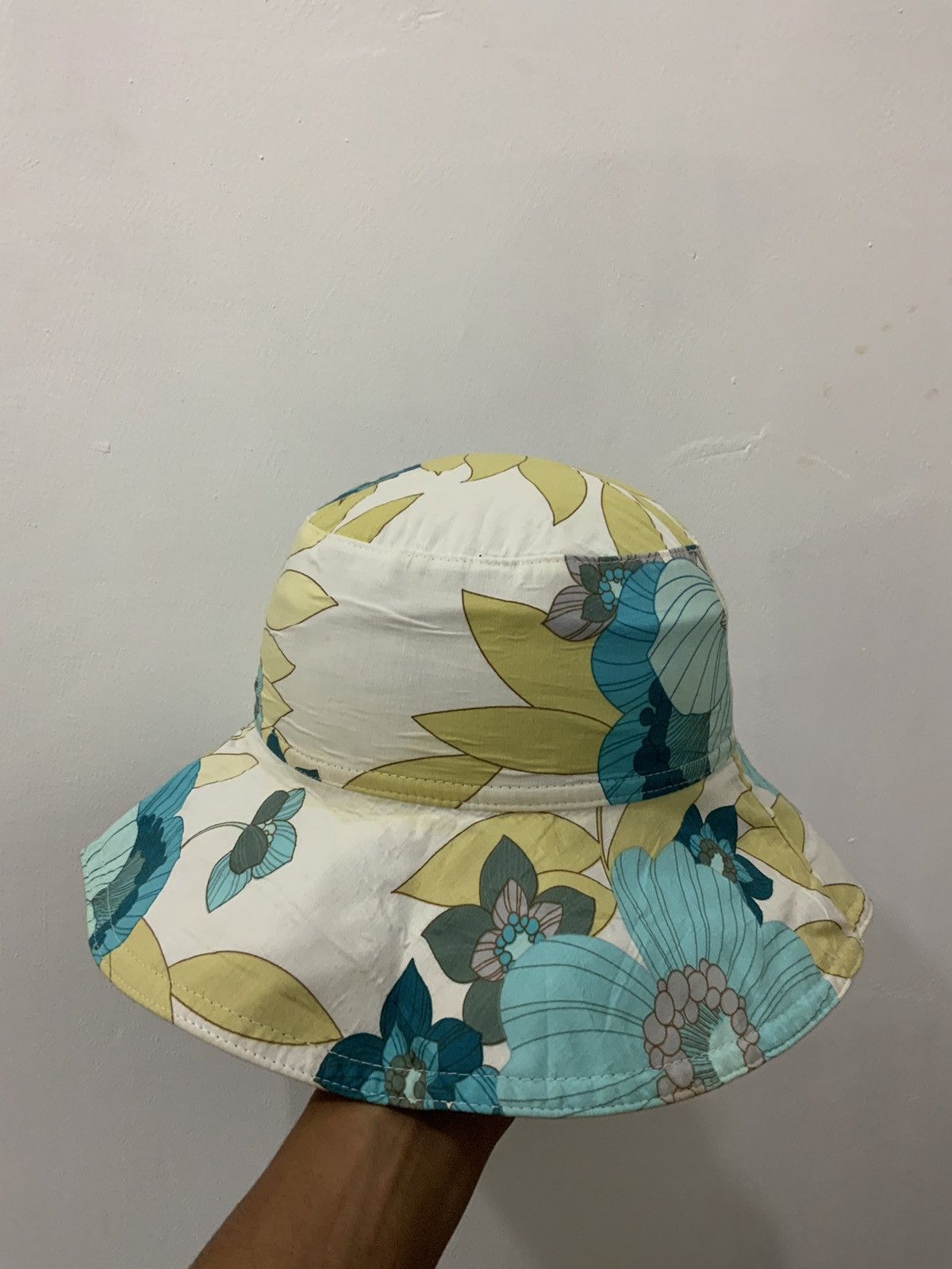 Denime Denim Flower Reversible Hat Size ONE SIZE - 8 Thumbnail