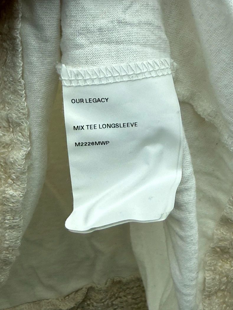 Our Legacy Our Legacy size50 Patchwork white shirt Size US M / EU 48-50 / 2 - 7 Thumbnail