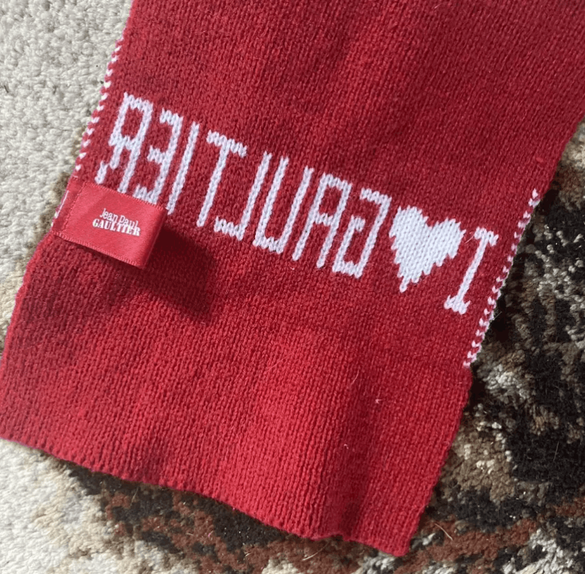 Jean Paul Gaultier VINTAGE Y2K JEAN PAUL GAULTIER STRIPES SCARF GRUNGE SCARF Size ONE SIZE - 3 Thumbnail