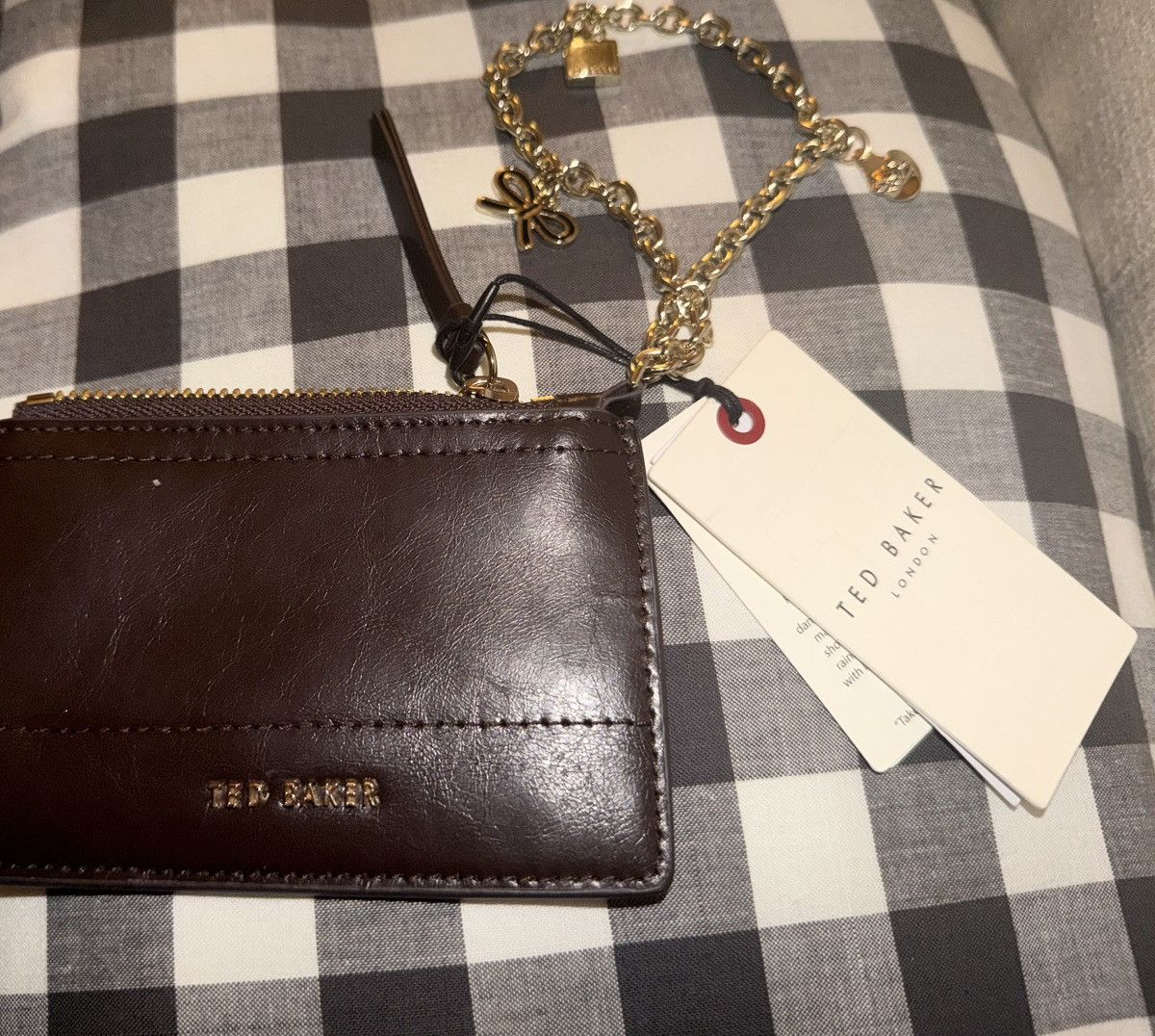 Ted Baker Brand new TED BAKER WALLET LEATHER Color: BROWN Size ONE SIZE - 2 Thumbnail