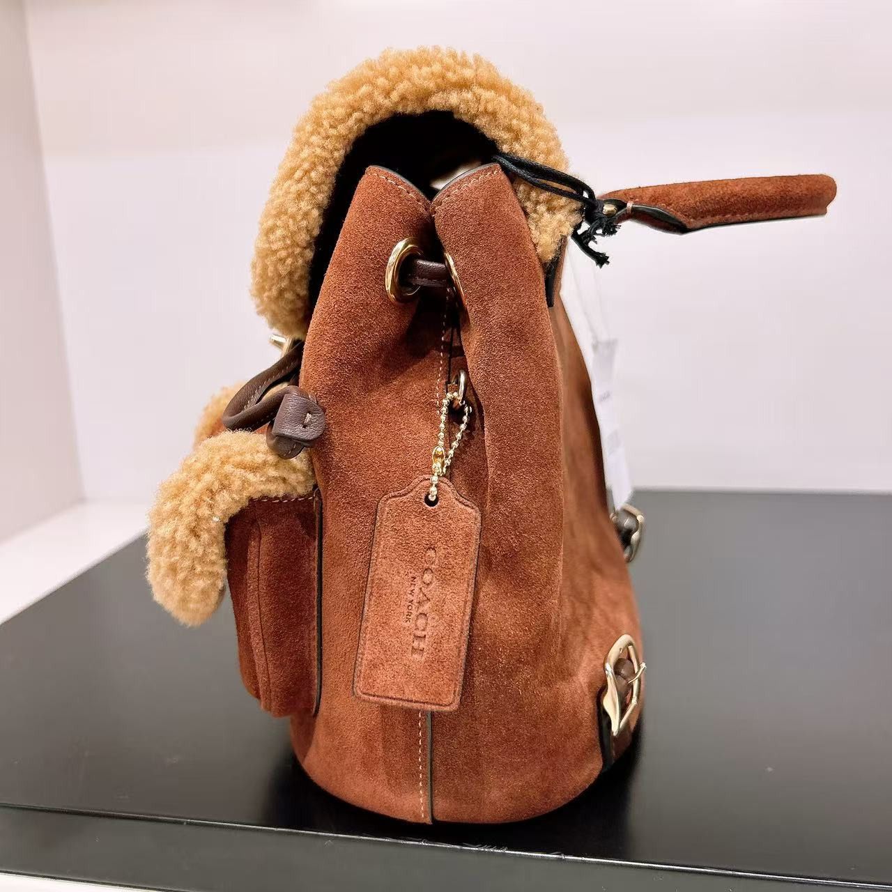 Coach CCZ25 Hadley Backpack Vintage Brown Multi Size ONE SIZE - 4 Thumbnail